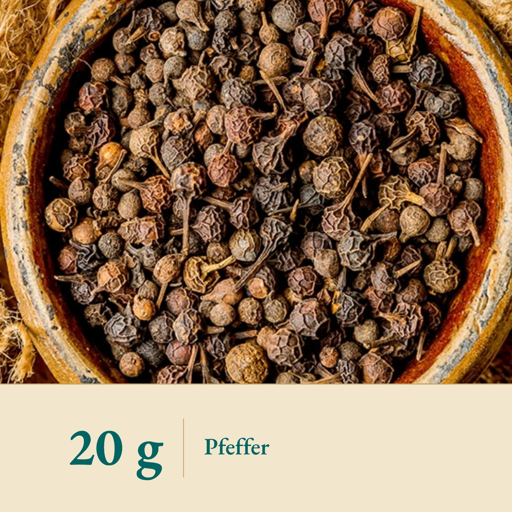 Nahaufnahme Kubebenpfeffer – Kräuterparadies seit 1887