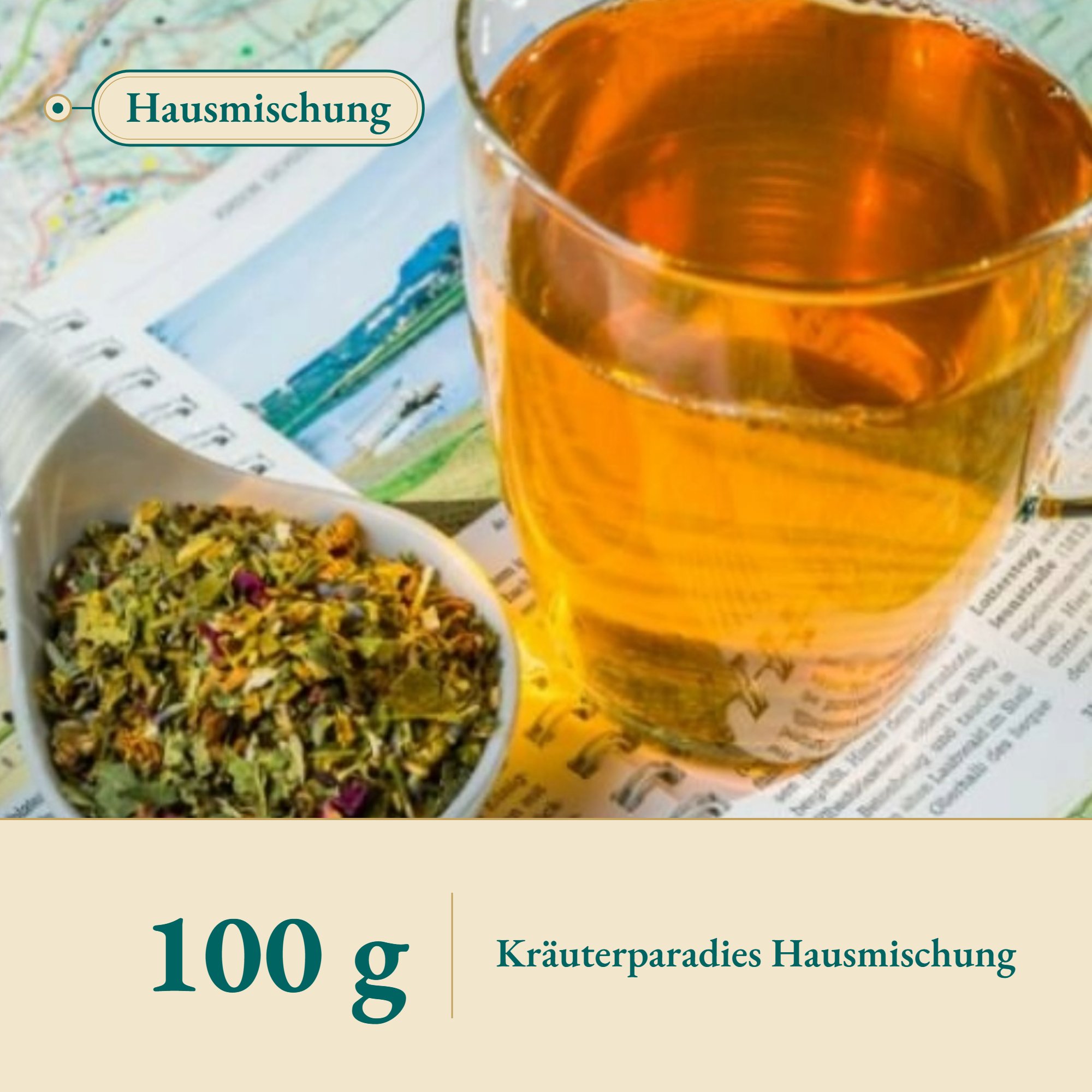 Nahaufnahme Aktivtee – Kräuterparadies seit 1887