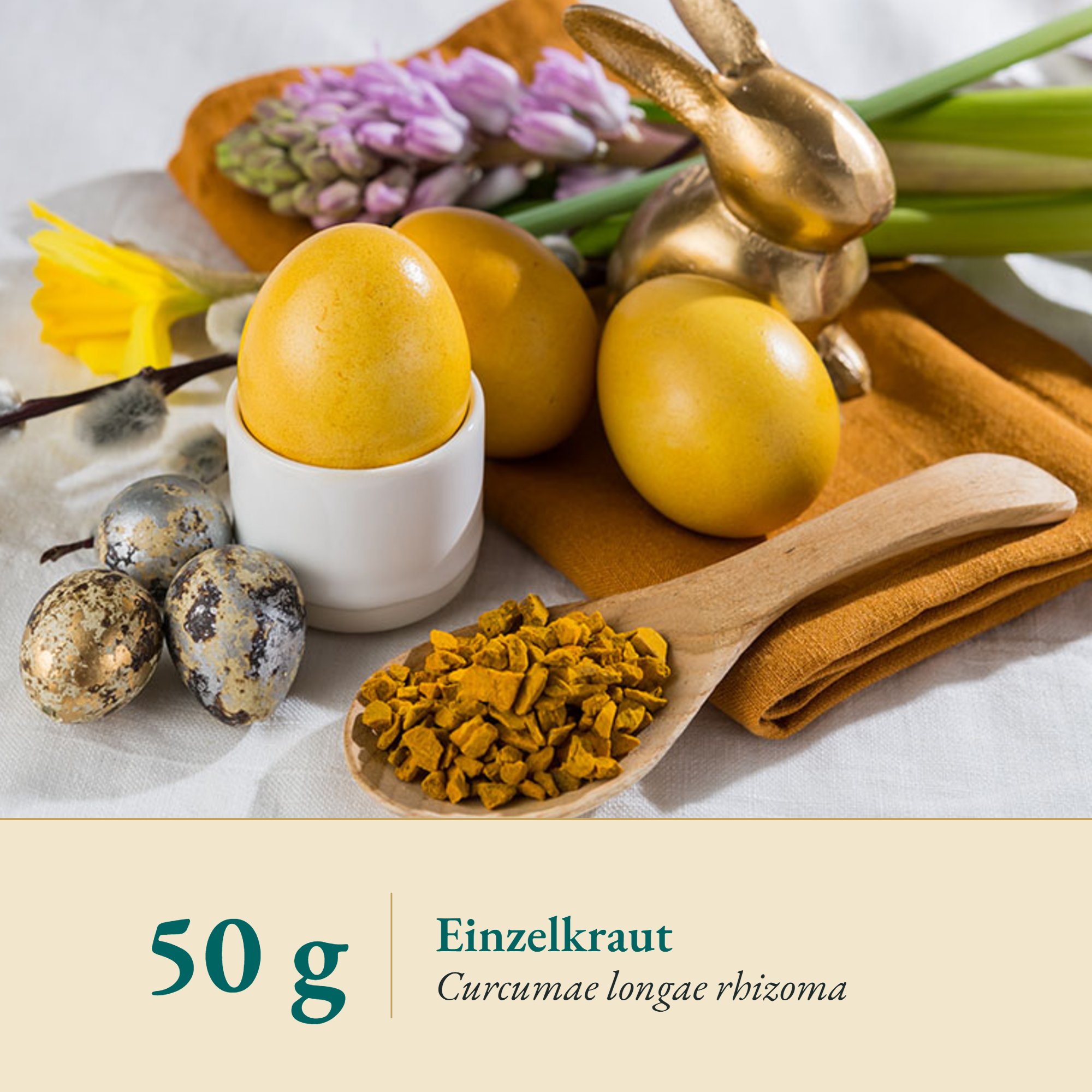 Nahaufnahme Curcuma Ostern – Kräuterparadies seit 1887