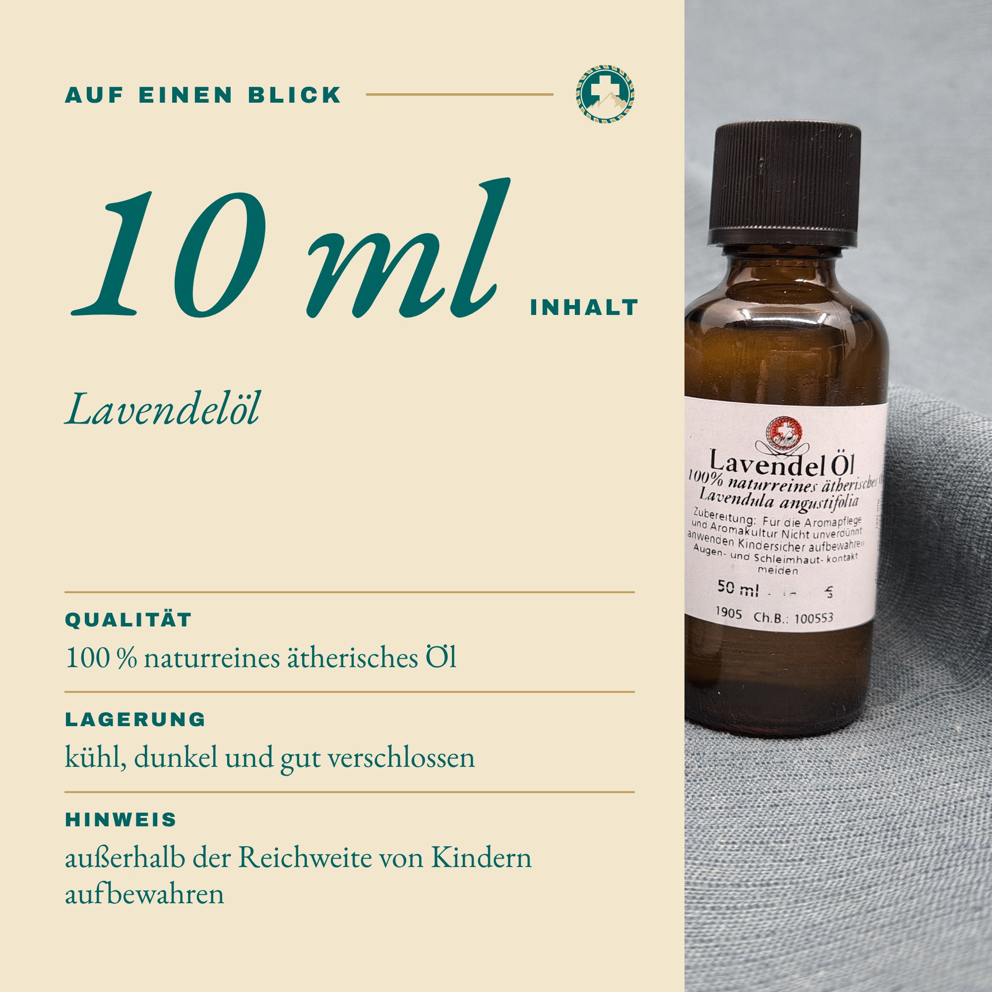 Lavendelöl 10 ml auf einen Blick: Qualität und Lagerung