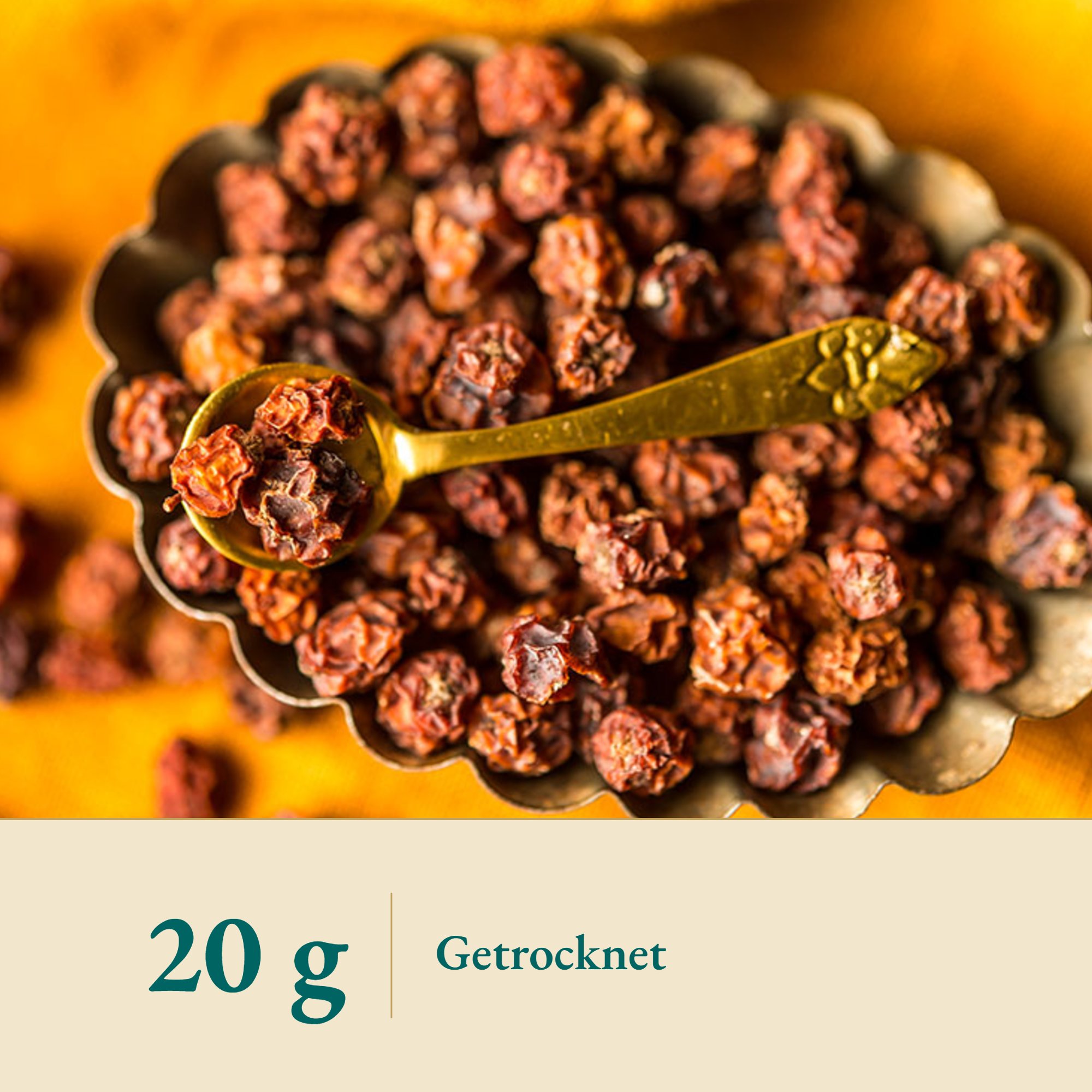 Nahaufnahme Ebereschenbeeren – Kräuterparadies seit 1887
