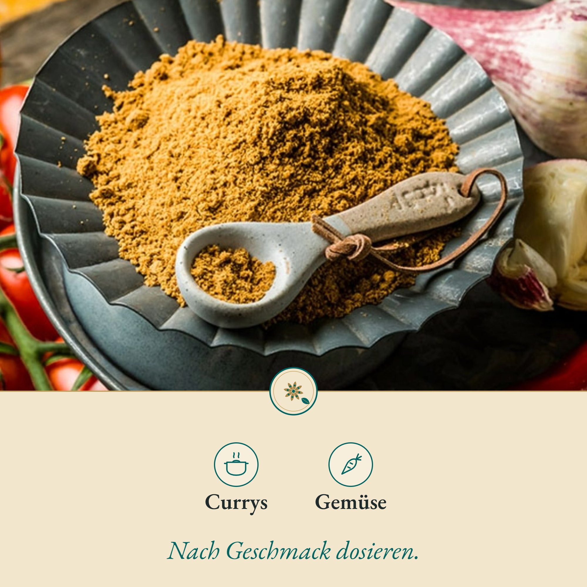 Cumin Pulver/Kreuzkümmel passt zu Currys und Gemüse