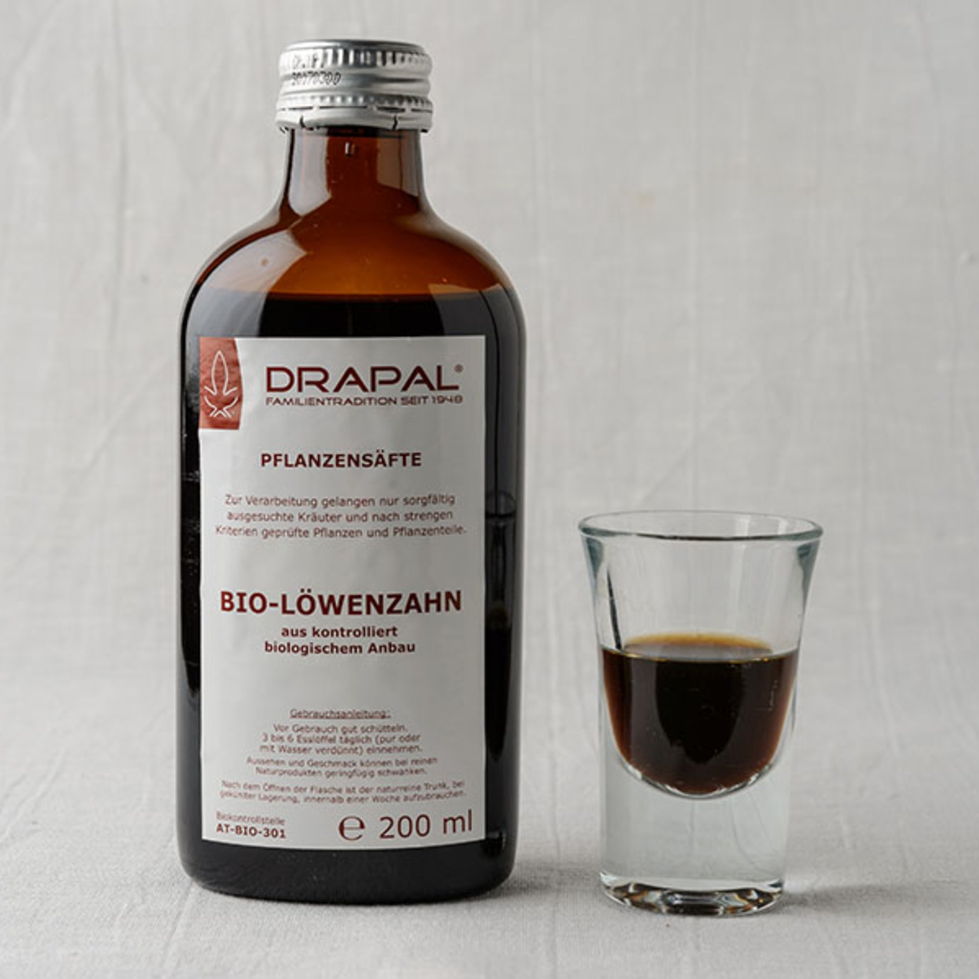 Löwenzahn Pflanzensaft Bio, 200 ml – Kräuterparadies seit 1887