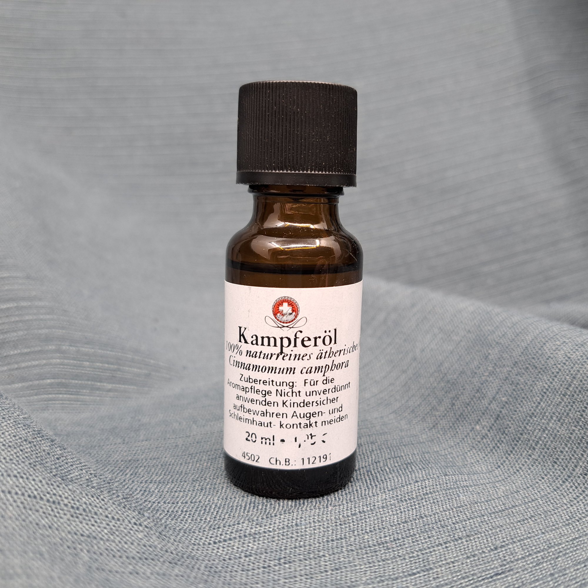 Kampferöl hell naturrein, 20 ml – Kräuterparadies seit 1887