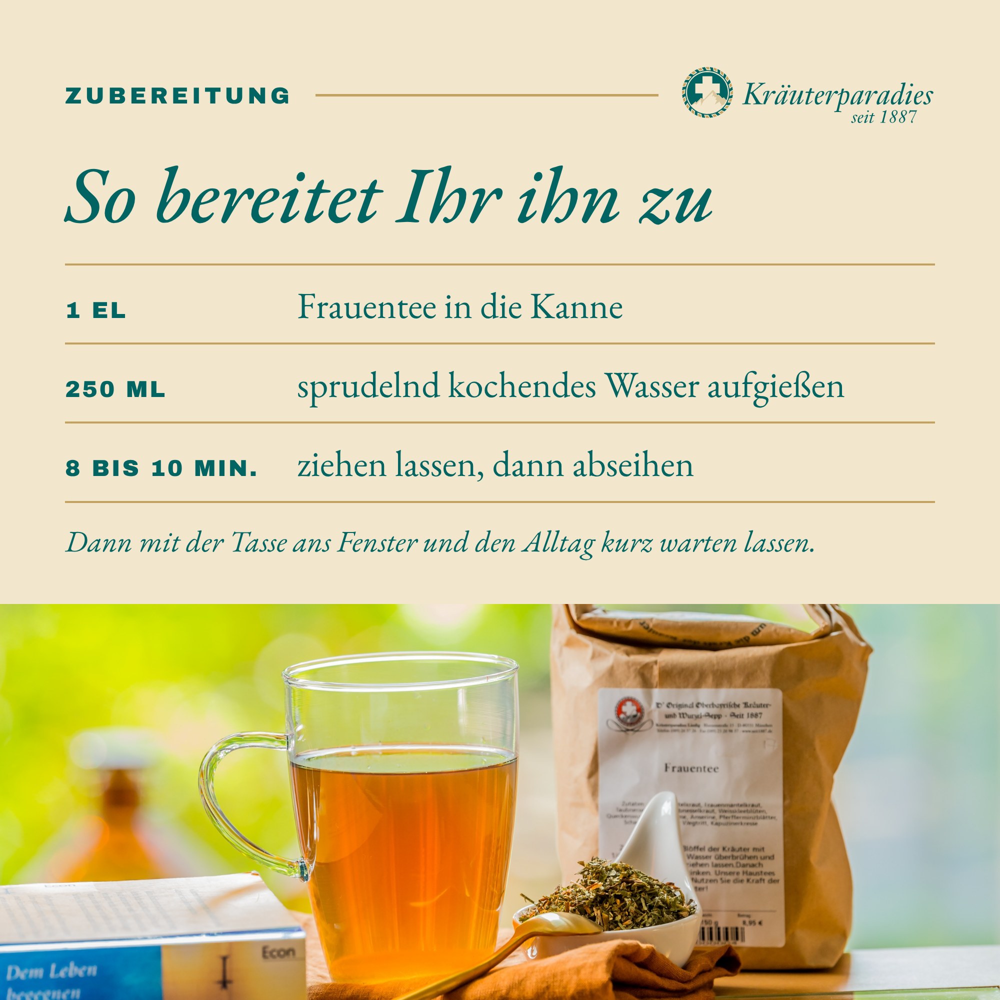Frauentee: So bereitet Ihr ihn zu