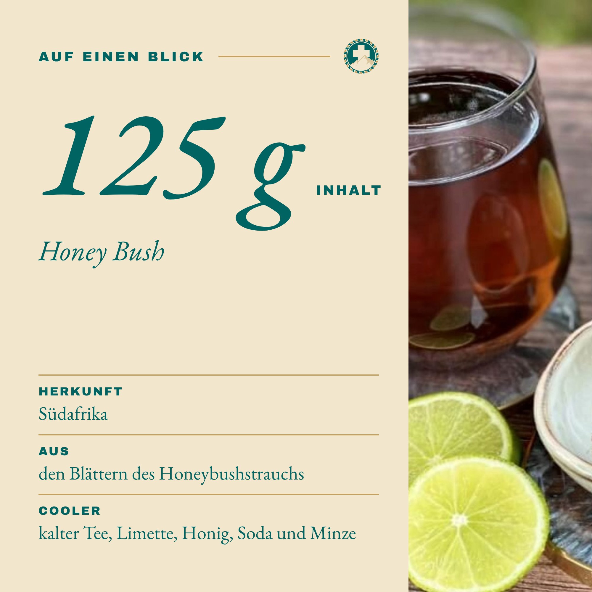 Honey Bush 125 g auf einen Blick