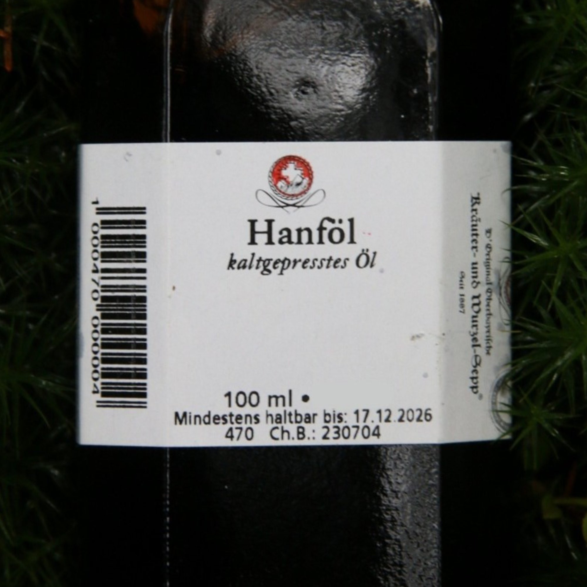 Hanföl, 100 ml – Kräuterparadies seit 1887