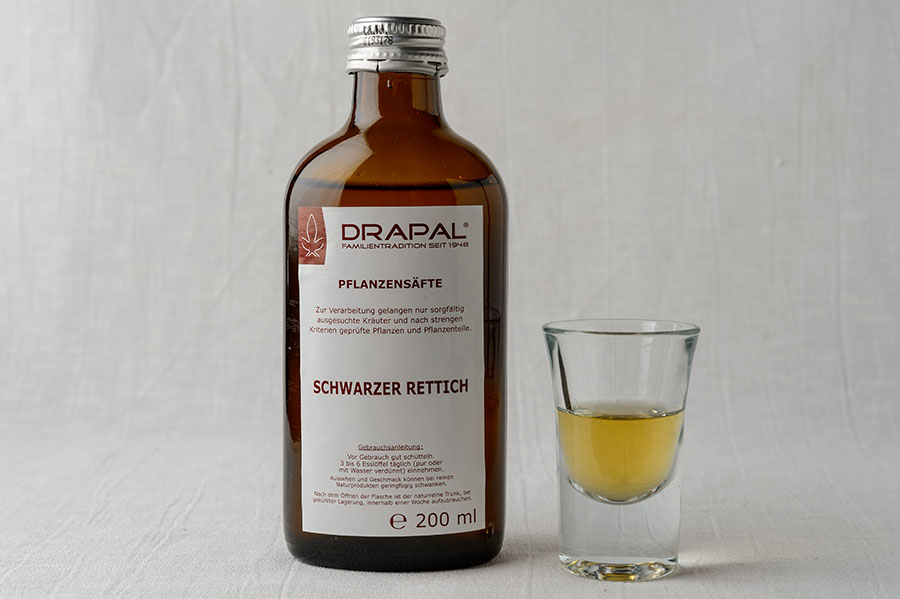 Schwarzrettich Pflanzensaft