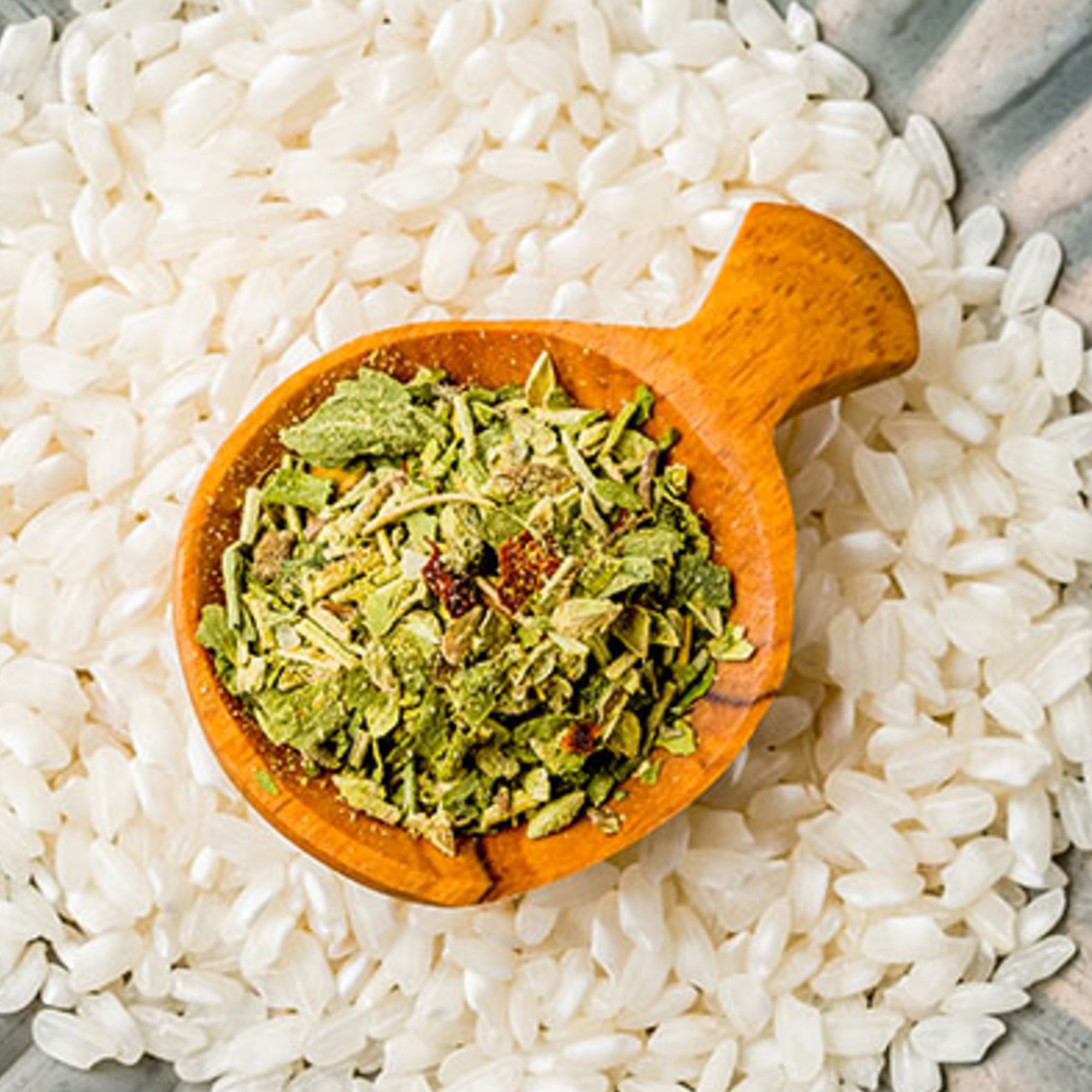 Pasta Risotto grün, 50 g – Kräuterparadies seit 1887