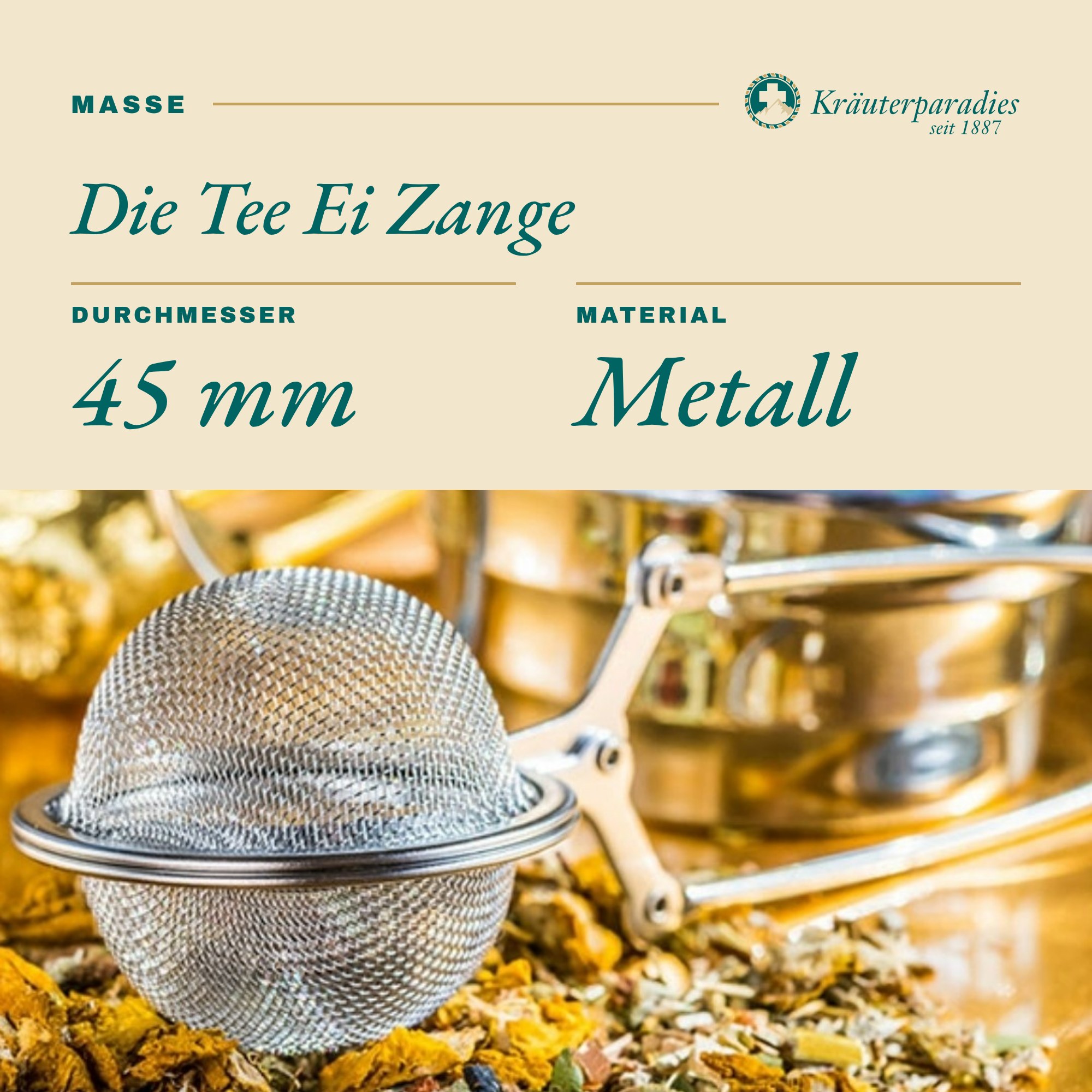Tee Ei Zange Maße: Die Tee Ei Zange