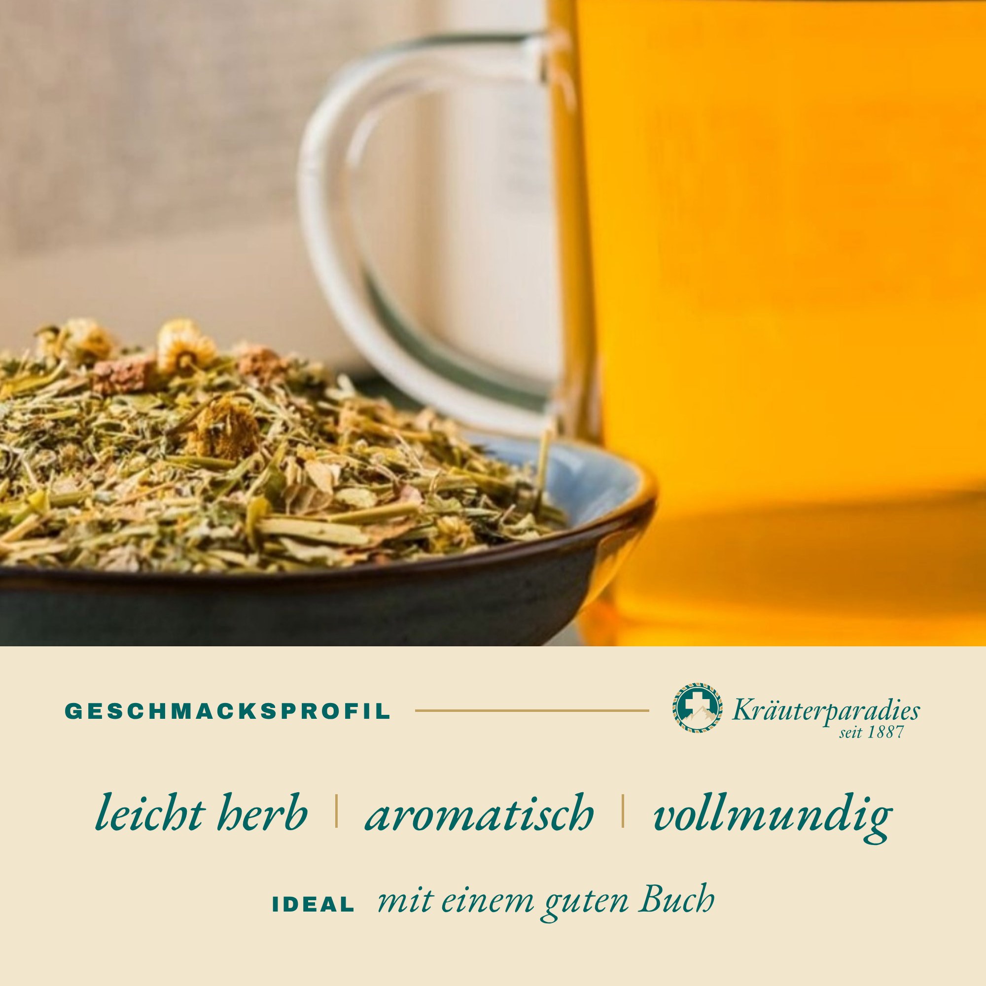BrezenTee Geschmacksprofil: leicht herb, aromatisch, vollmundig