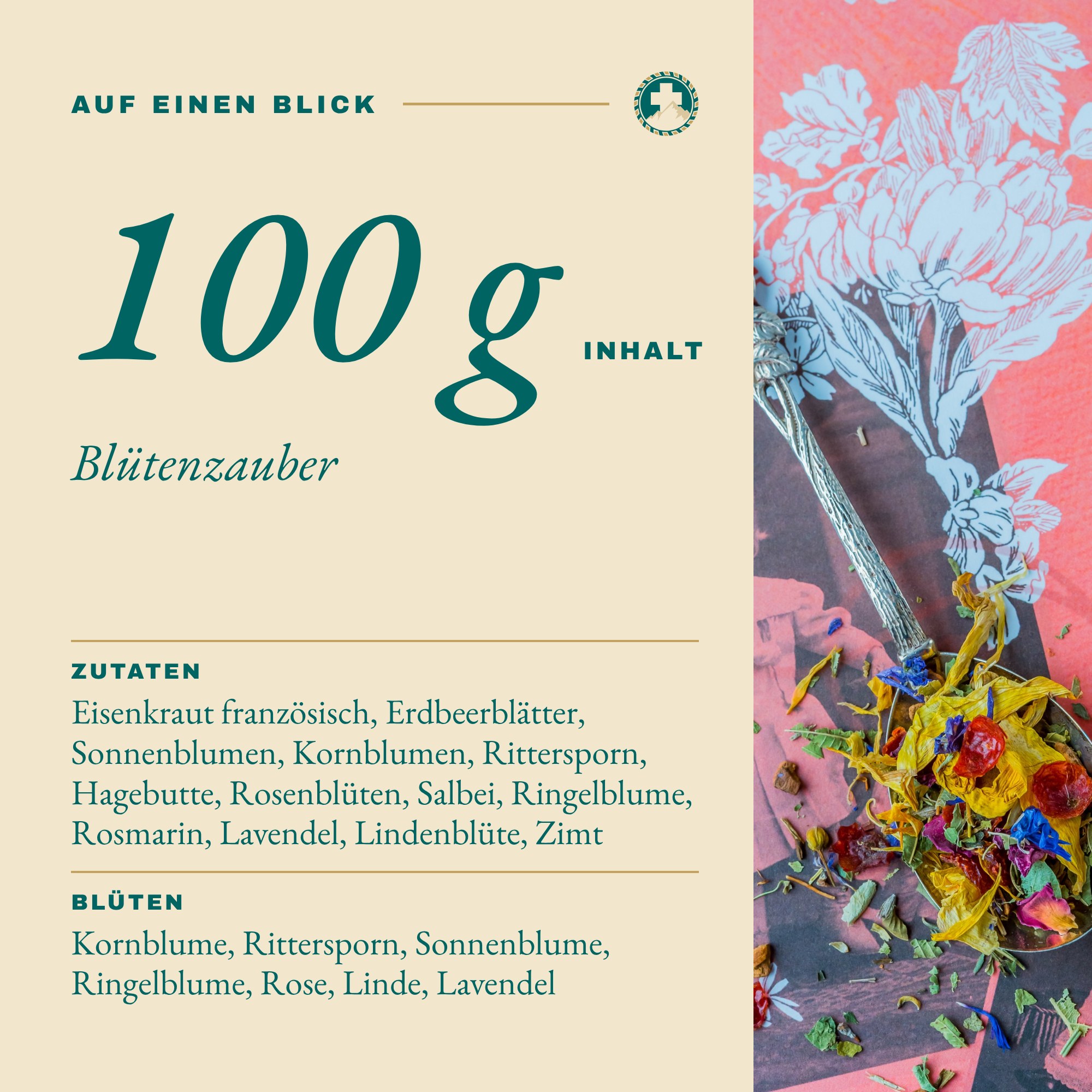 Blütenzauber 100 g auf einen Blick: Inhalt und Zutaten