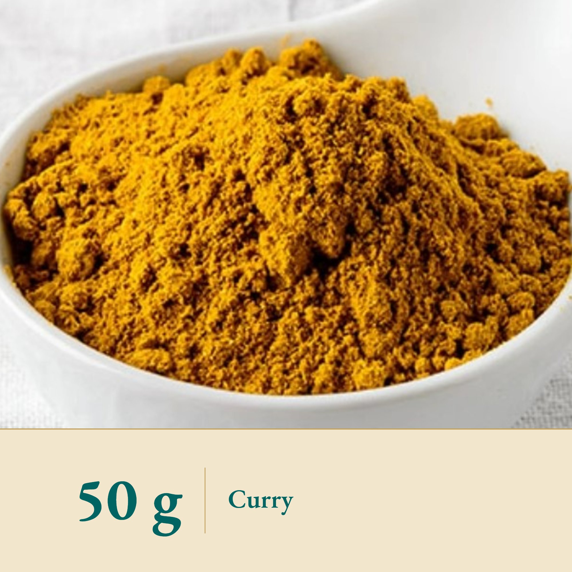 Nahaufnahme Curry Goa – Kräuterparadies seit 1887