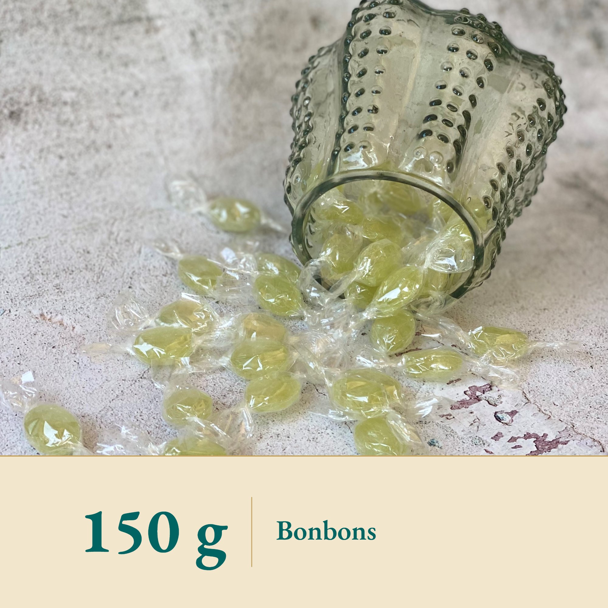 Nahaufnahme Salbeibonbons zuckerfrei – Kräuterparadies seit 1887
