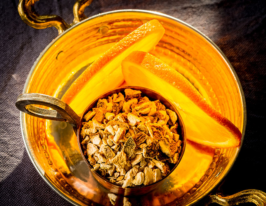 Orangenschalen