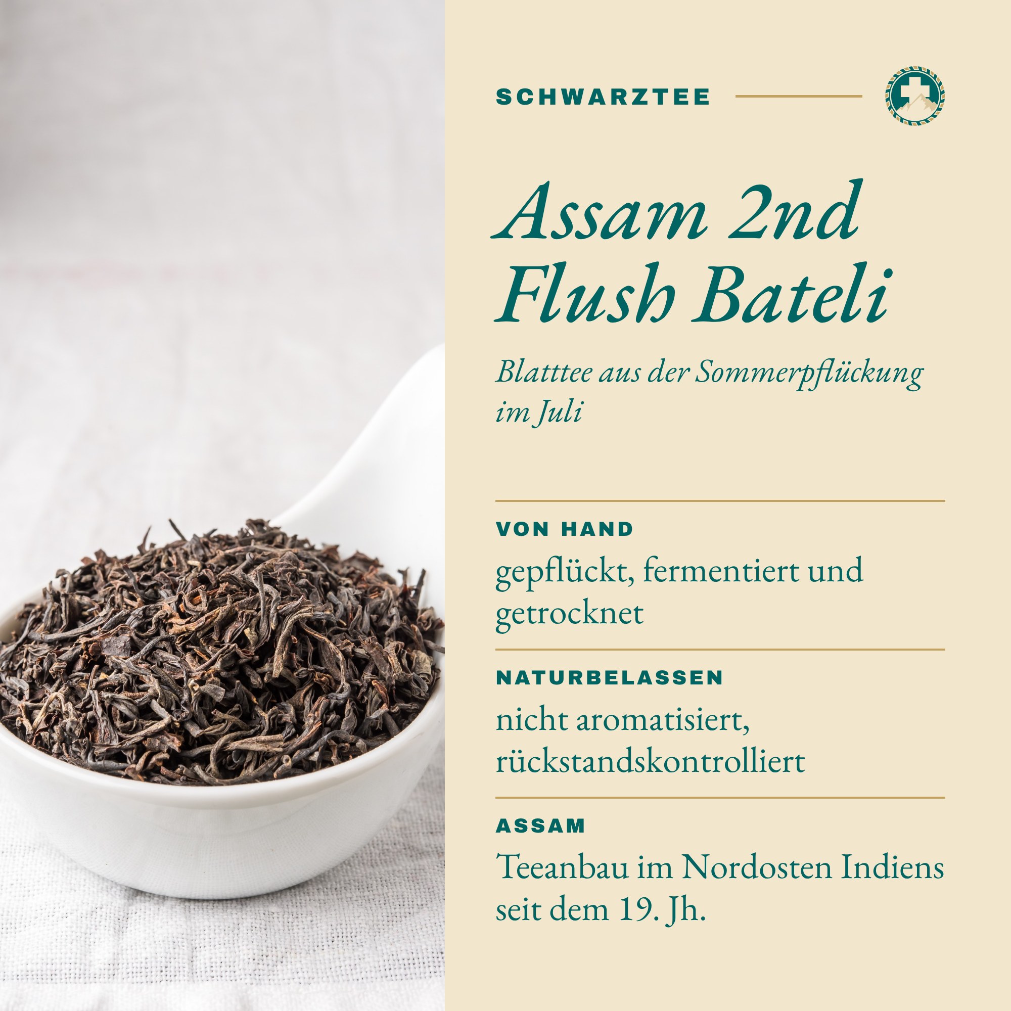 Assam Schwarztee: Assam 2nd Flush Bateli
