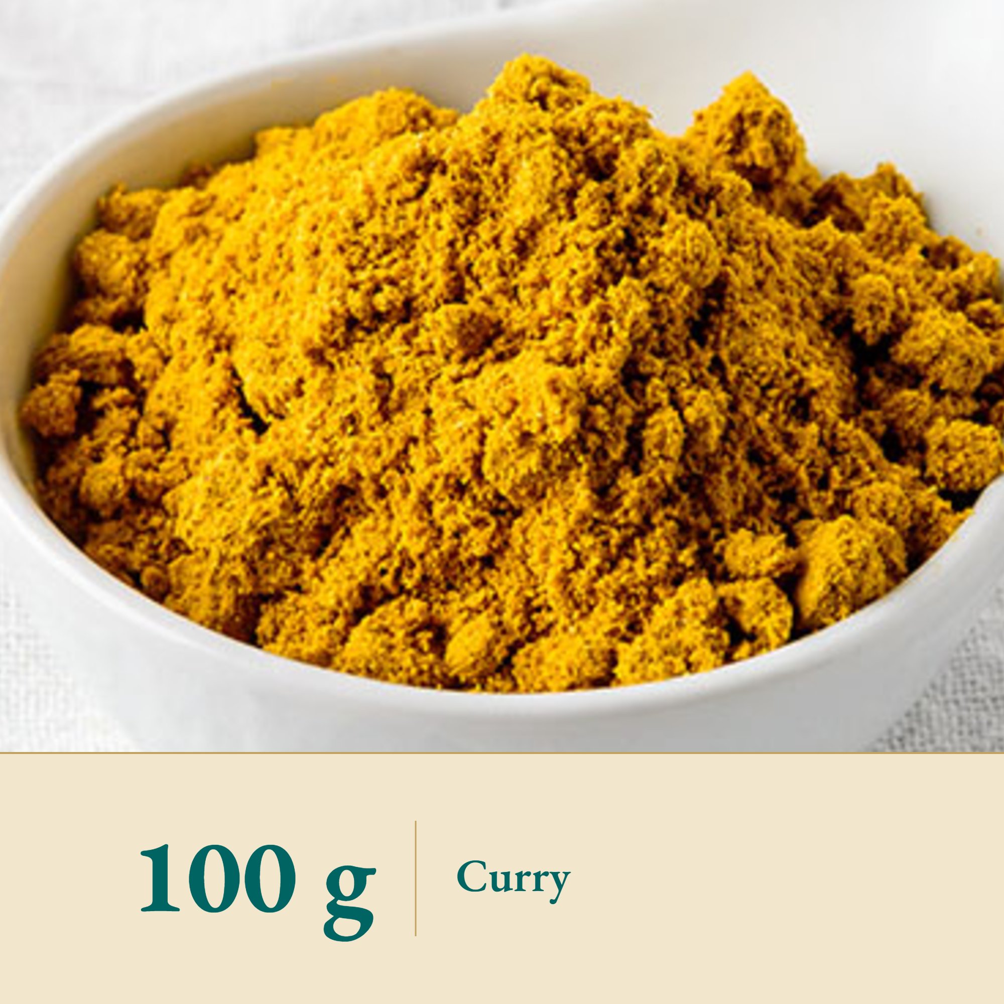 Nahaufnahme Curry Madras – Kräuterparadies seit 1887