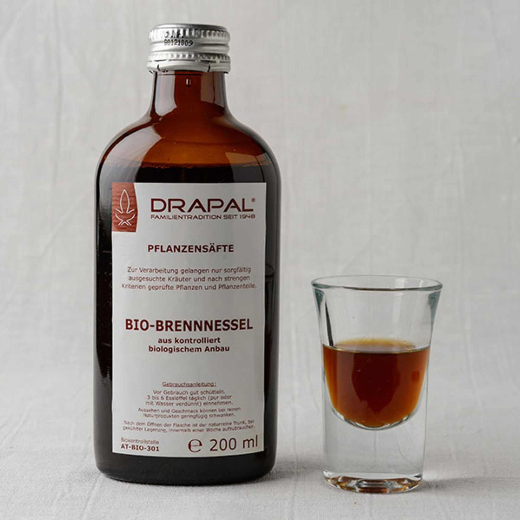 Brennessel Pflanzensaft Bio, 200 ml – Kräuterparadies seit 1887