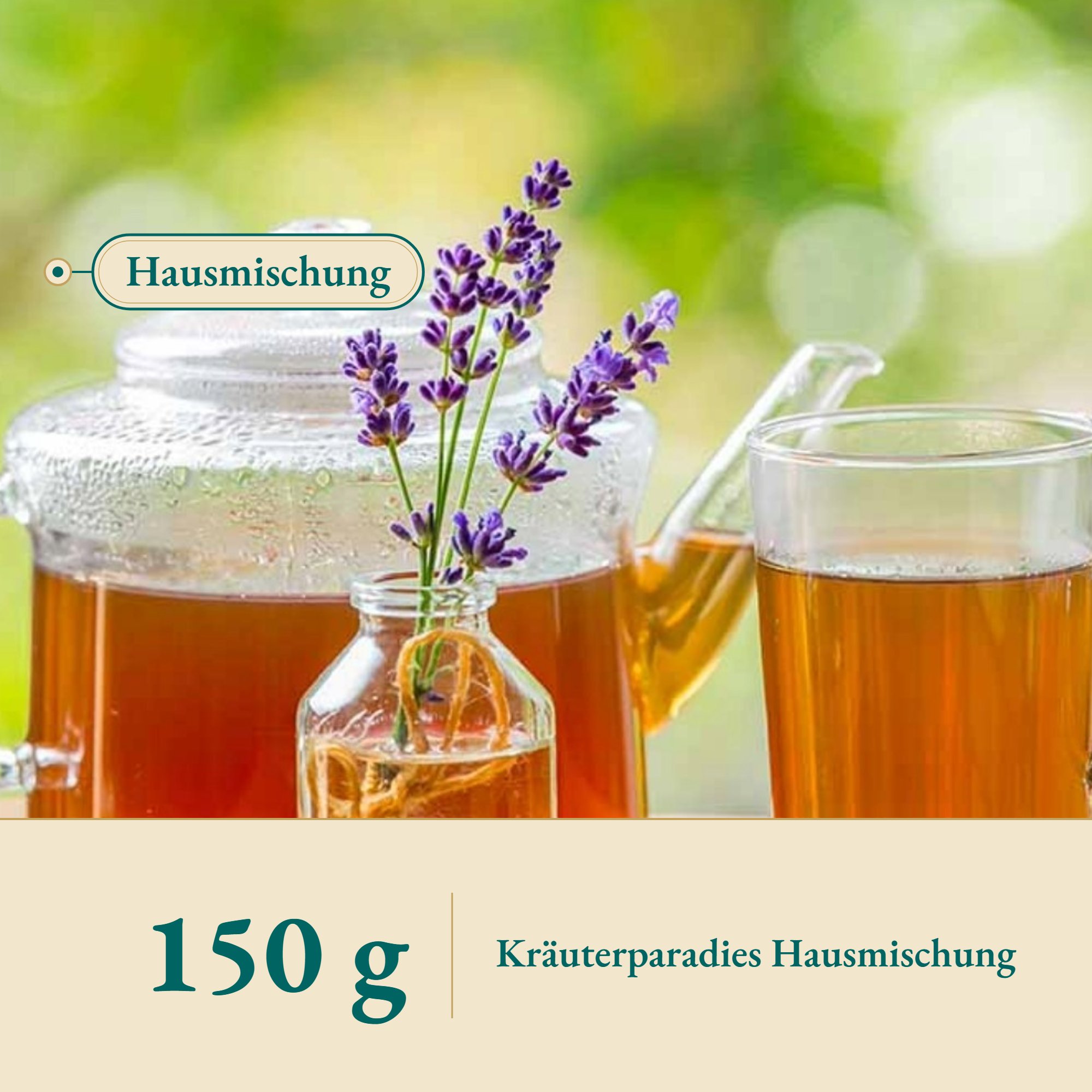Nahaufnahme Stilltee – Kräuterparadies seit 1887