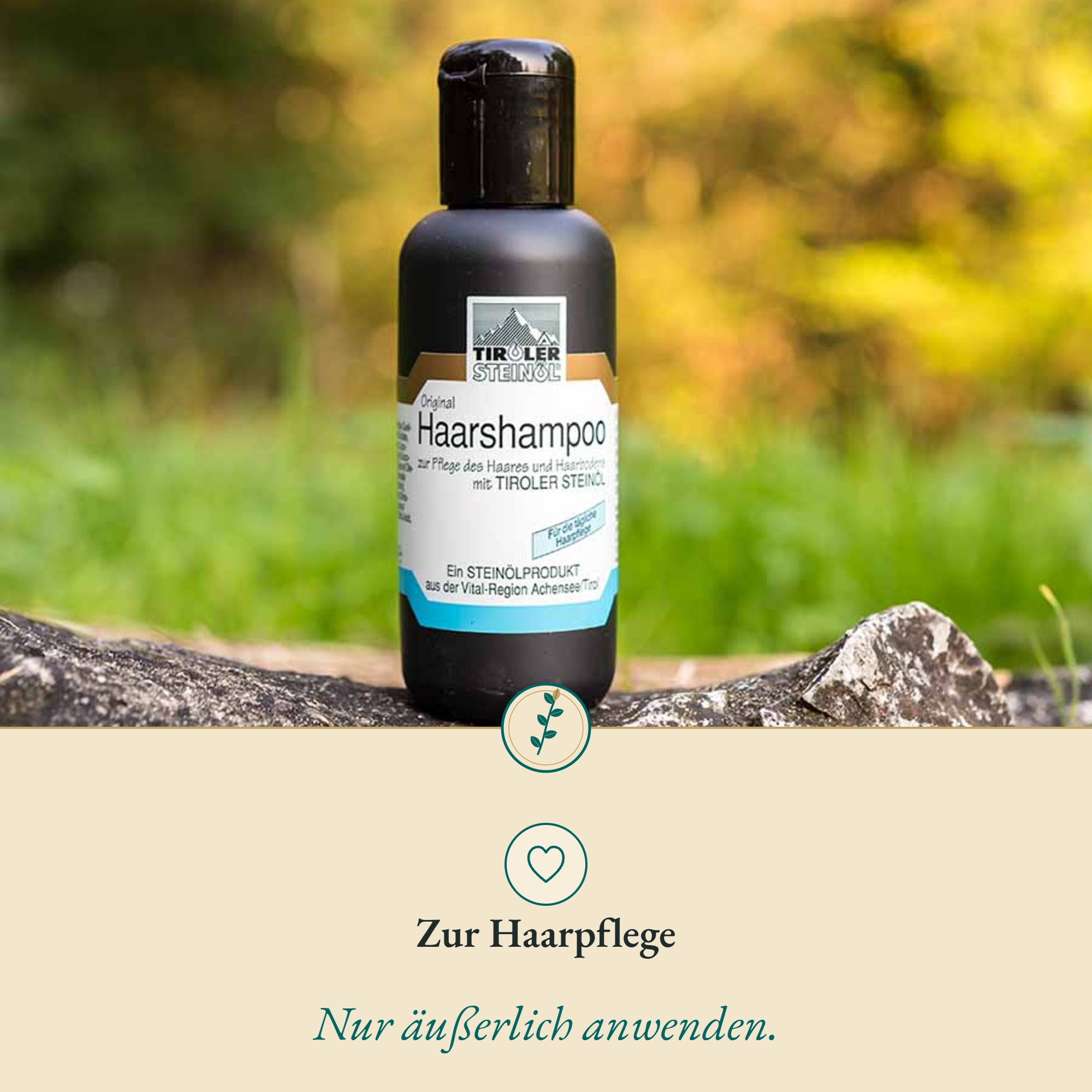 Anwendung Steinöl Haarshampoo: zur Haarpflege
