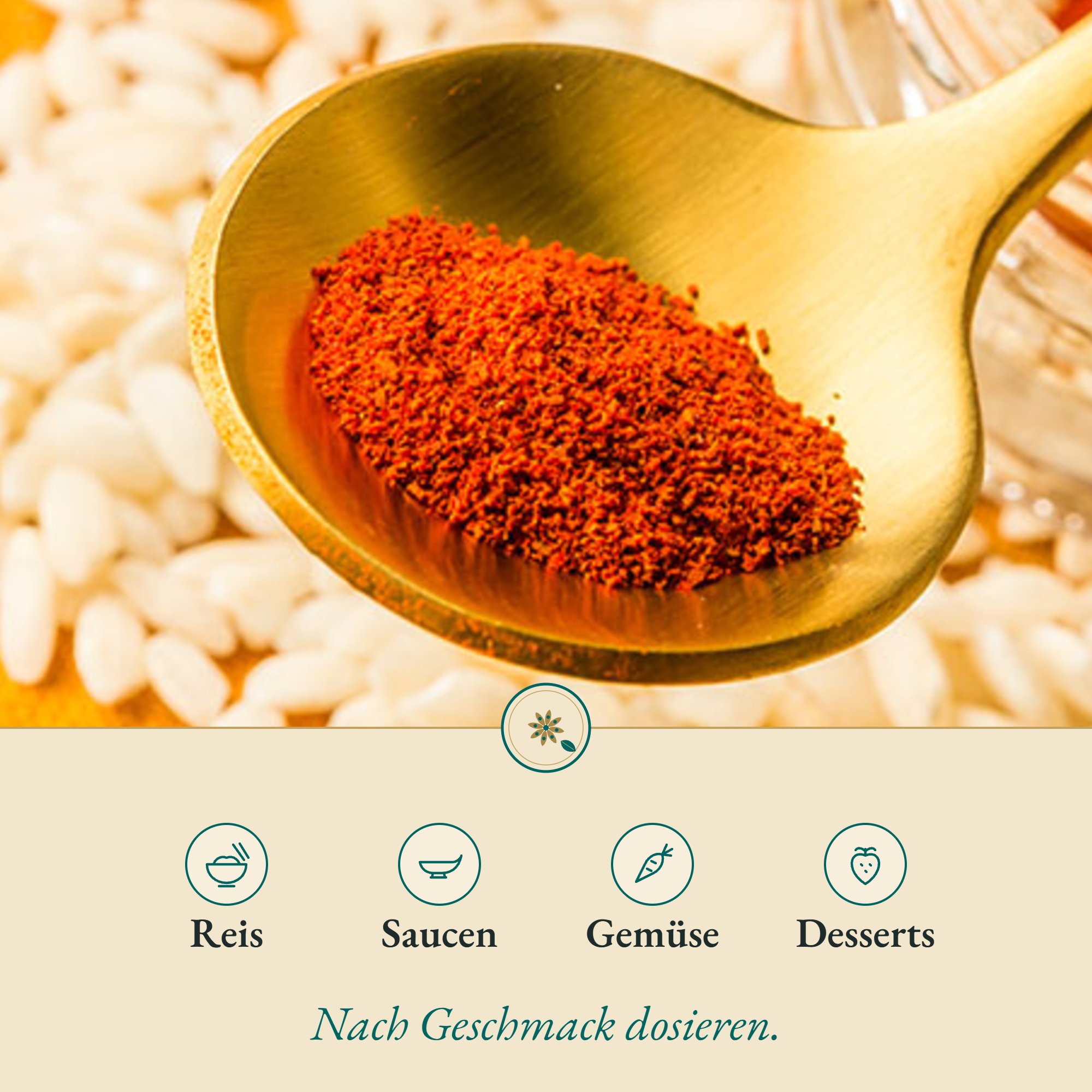 Safran gem. Gourmet Coupè 1 A passt zu Reis, Saucen, Gemüse und Desserts