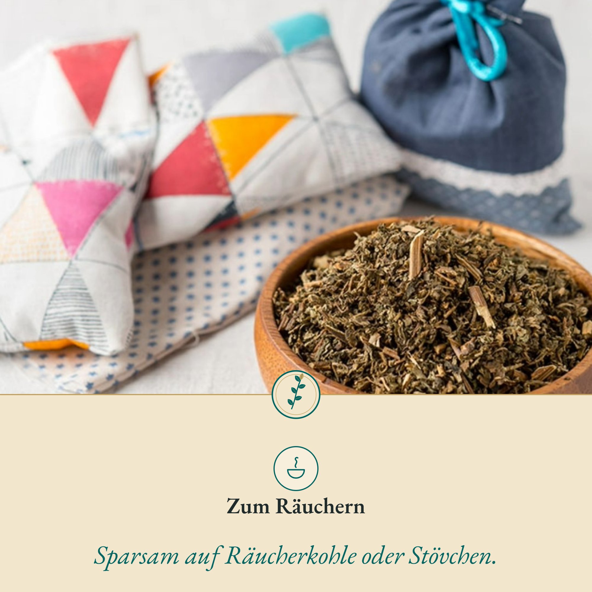 Anwendung Patchoulikraut: zum Räuchern