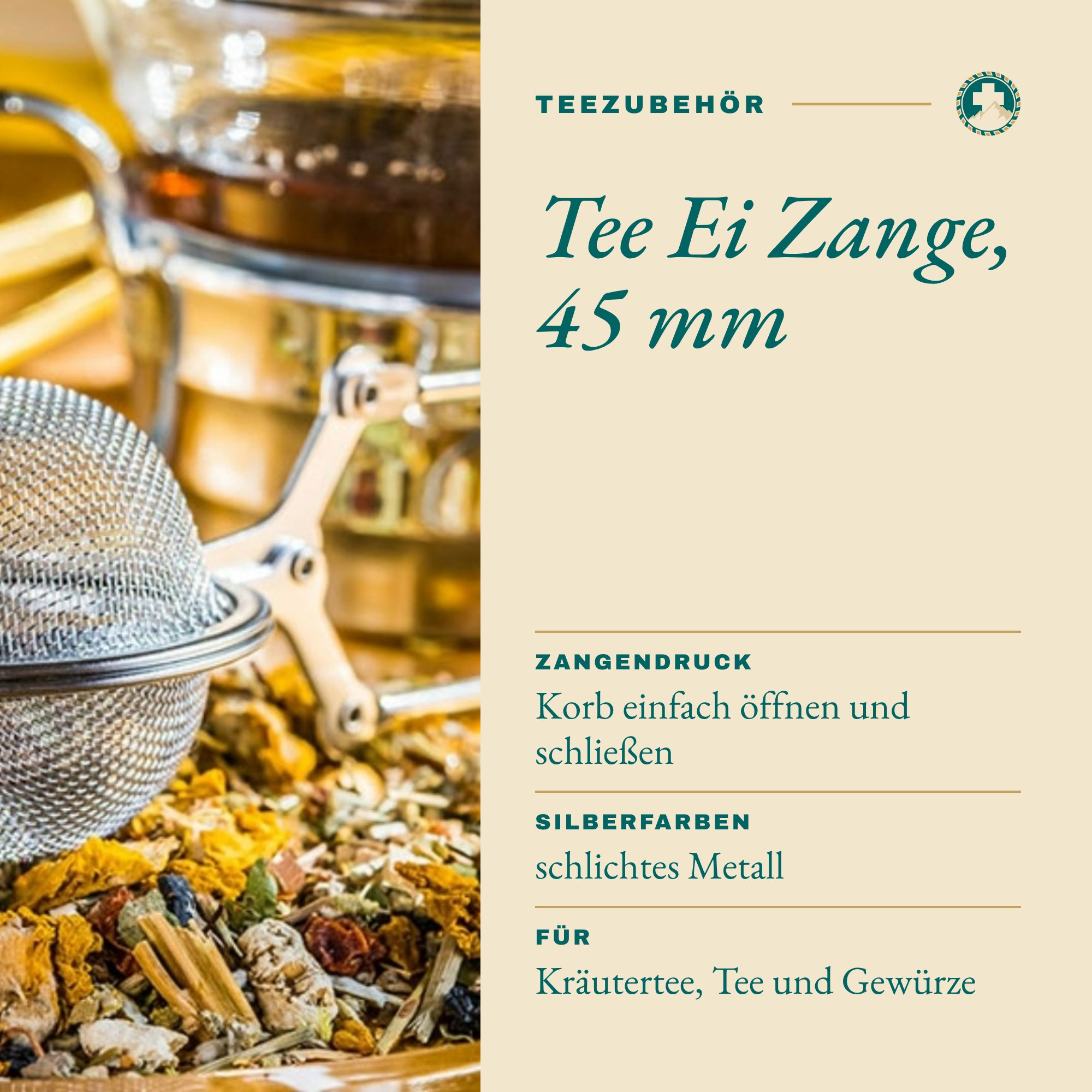 Tee Ei Zange: Tee Ei Zange, 45 mm