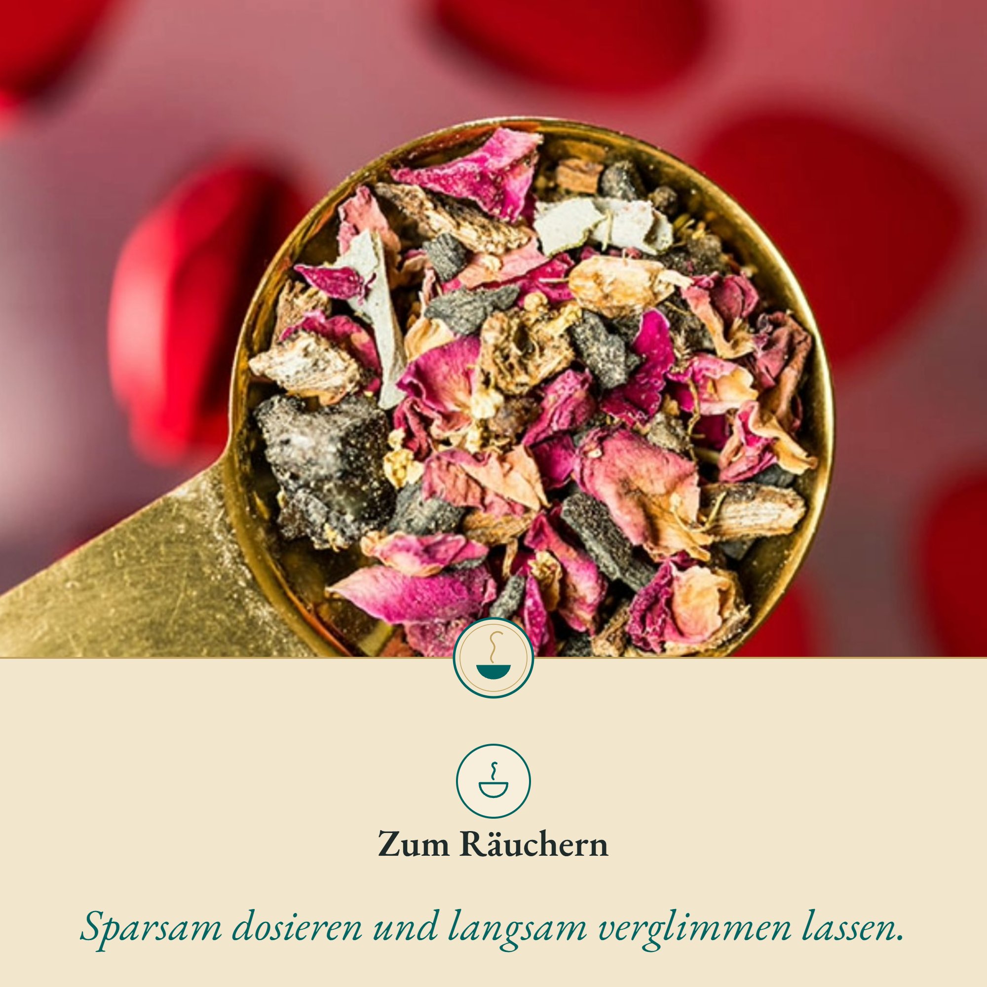 Anwendung Zeit der Liebe: zum Räuchern