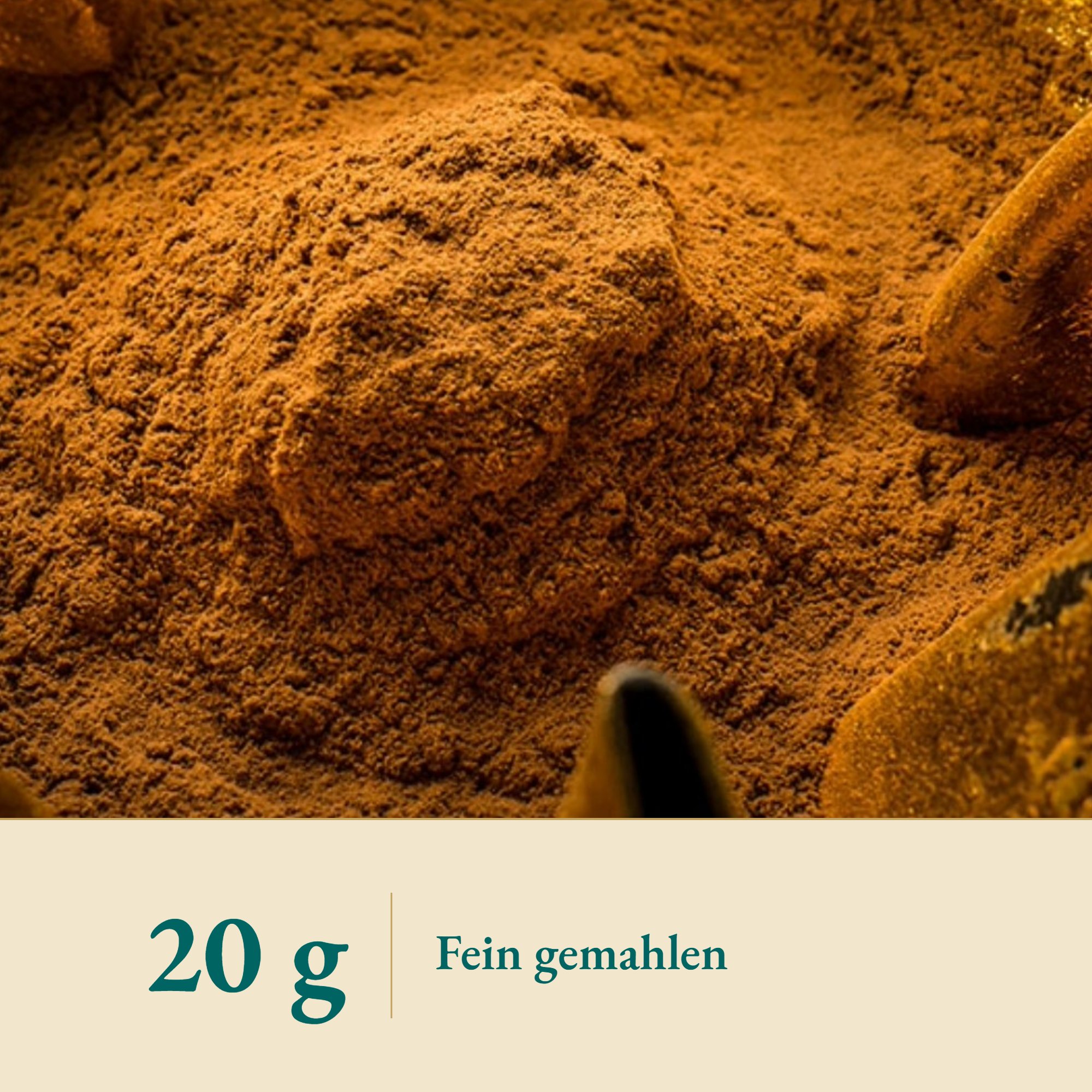 Nahaufnahme Eichenrinden Pulver – Kräuterparadies seit 1887