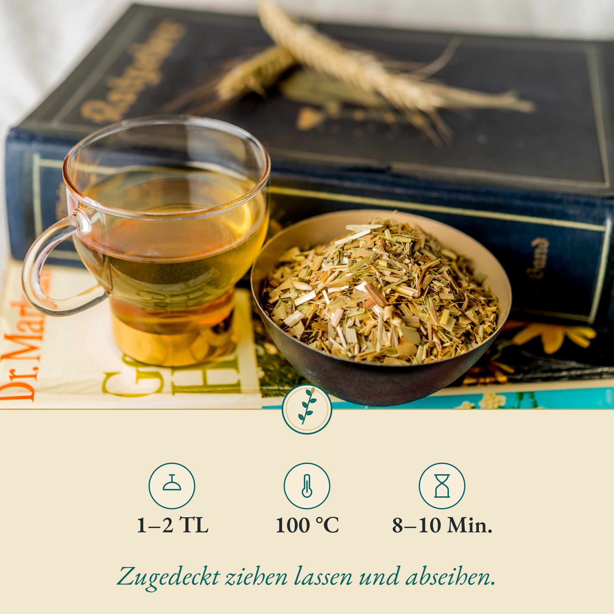 Zubereitung Haferkraut: 1–2 TL, 100 °C, 8–10 Min.