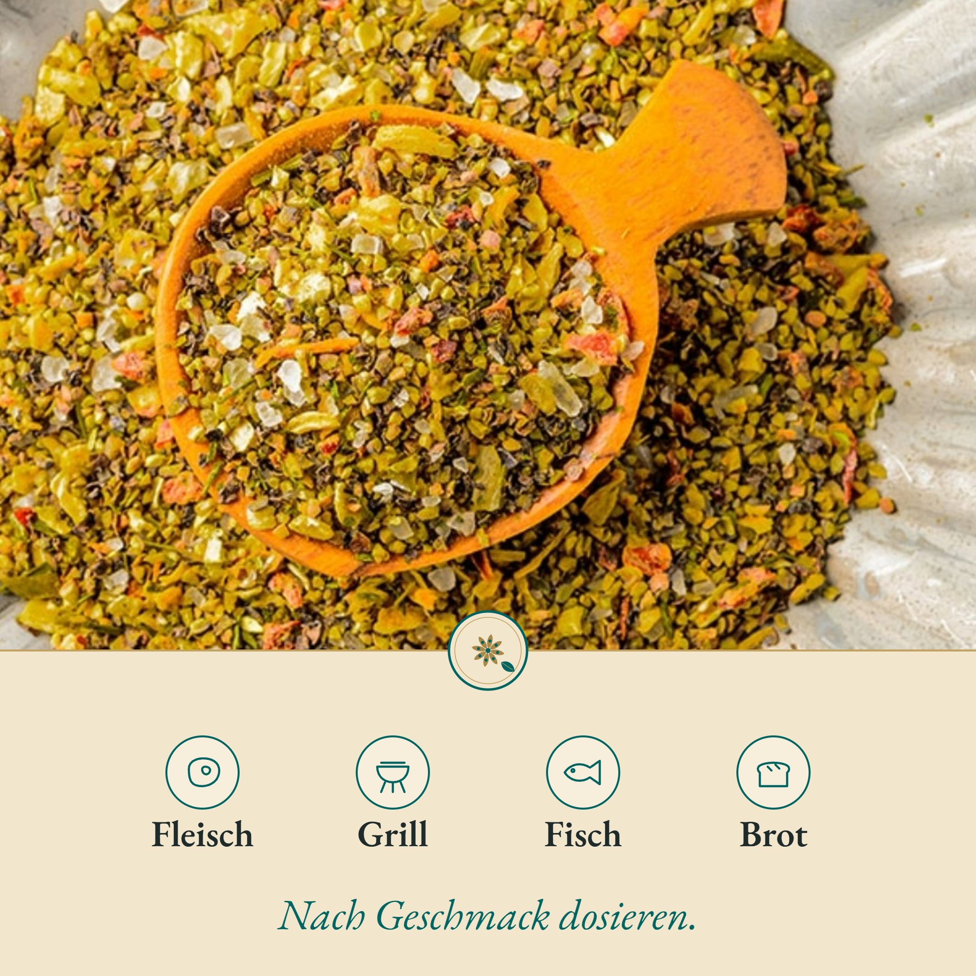Steakgewürz passt zu Fleisch, Grill, Fisch und Brot