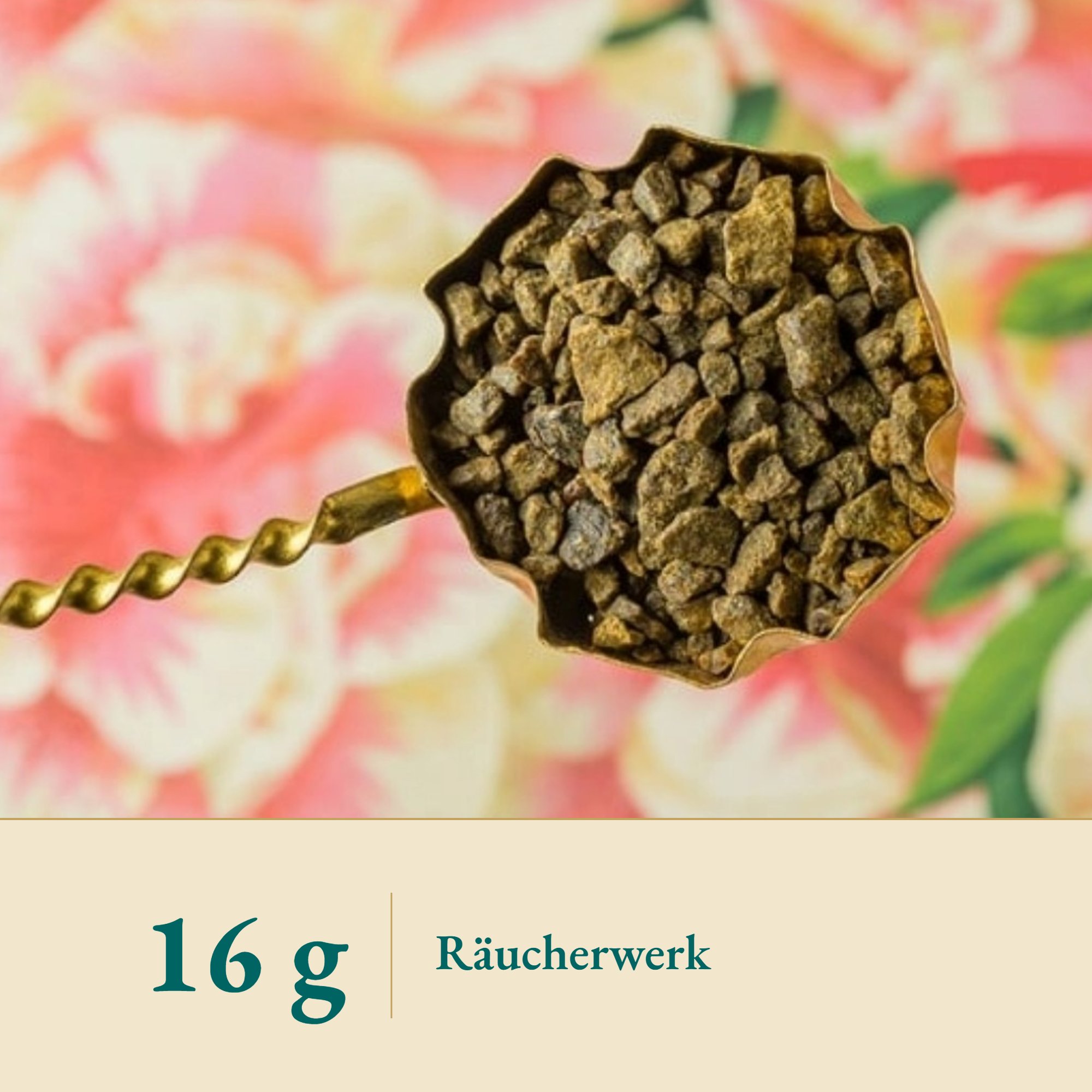 Nahaufnahme Propolis-Granulat -Kittharz – Kräuterparadies seit 1887