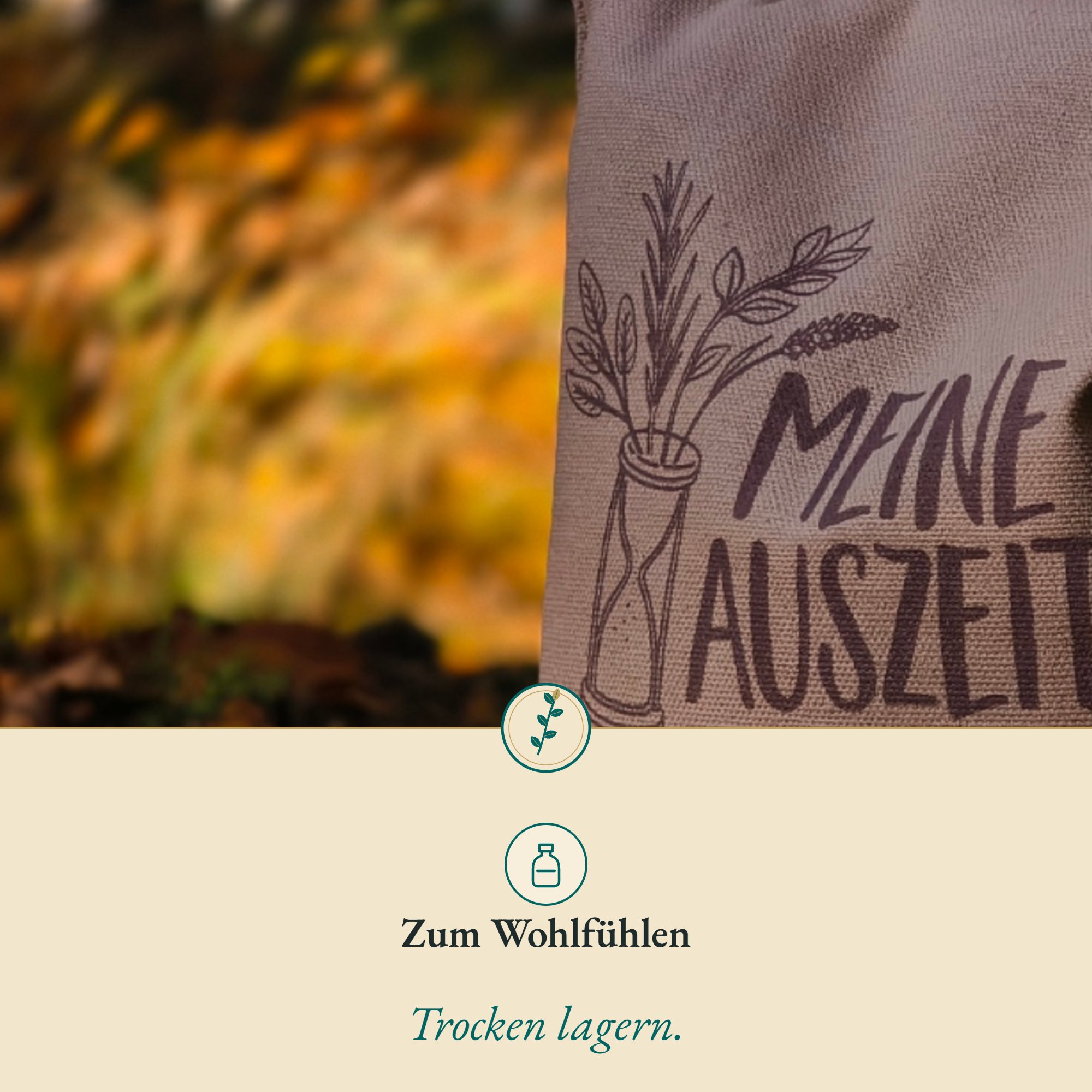 Anwendung Kräuterkissen meine Auszeit: zum Wohlfühlen