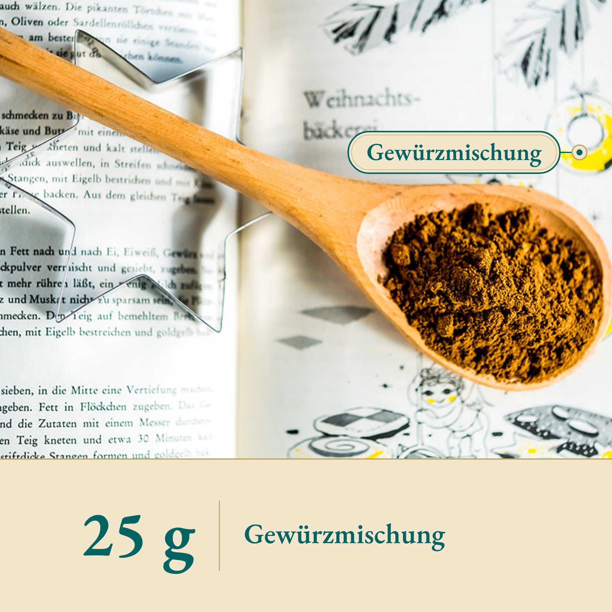 Nahaufnahme Stollengewürz – Kräuterparadies seit 1887