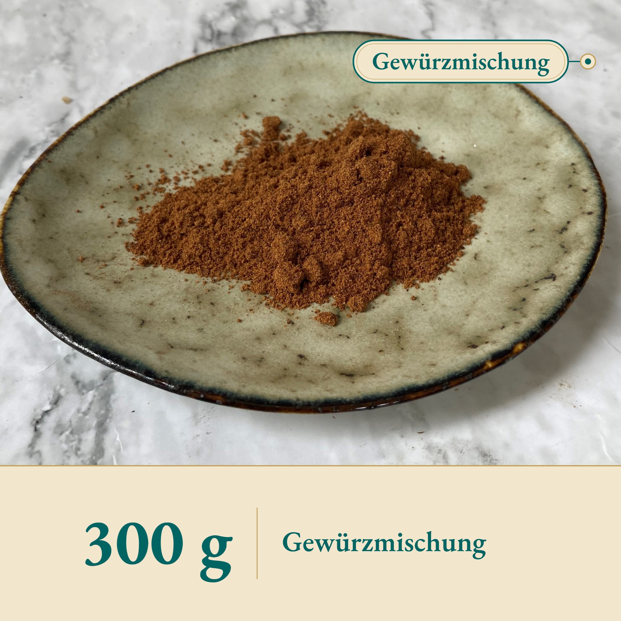 Nahaufnahme Muskat/Cumin/Korianderplv. – Kräuterparadies seit 1887