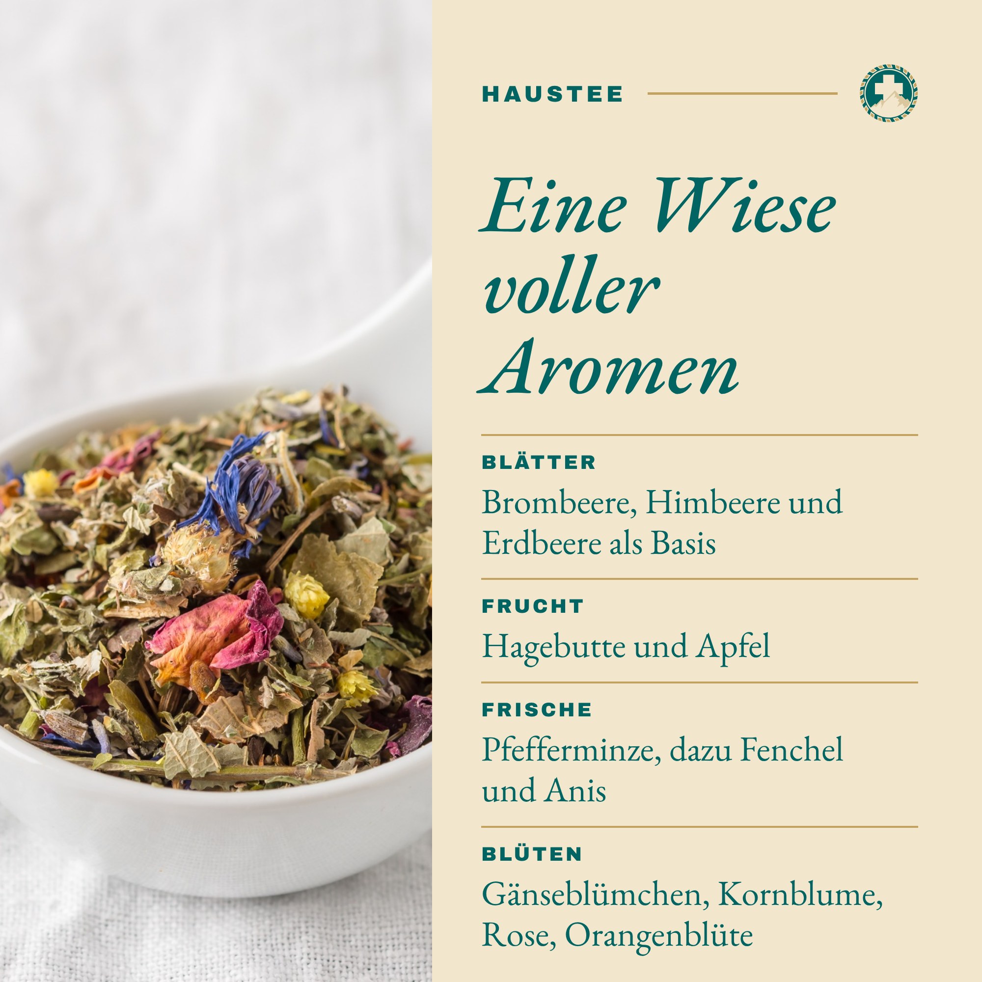 Haustee Helvetia: Eine Wiese voller Aromen