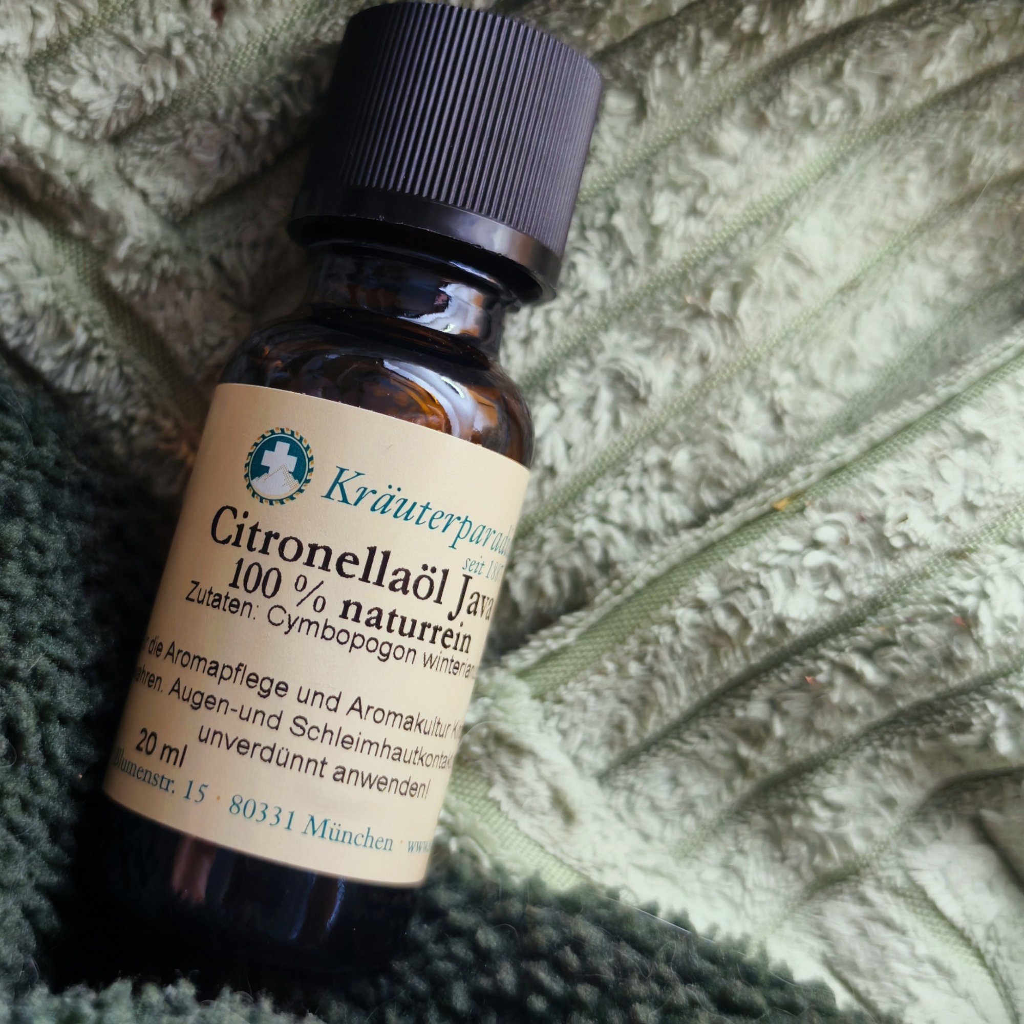 Citronellaöl Java, 20 ml – Kräuterparadies seit 1887