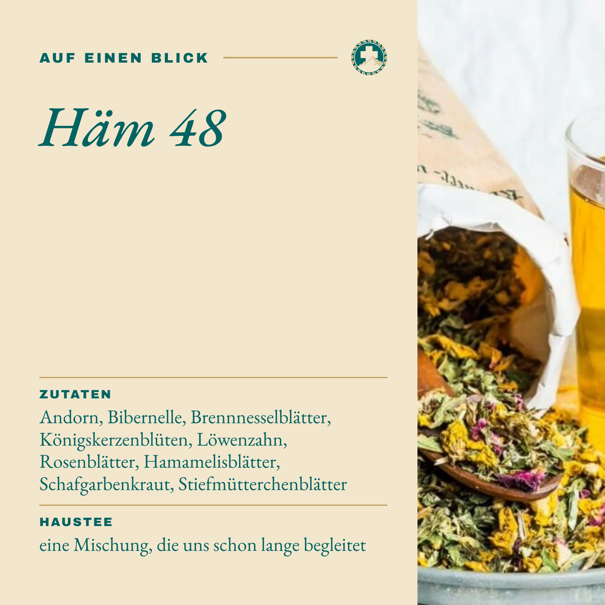 Häm 48 auf einen Blick: Inhalt und Zutaten