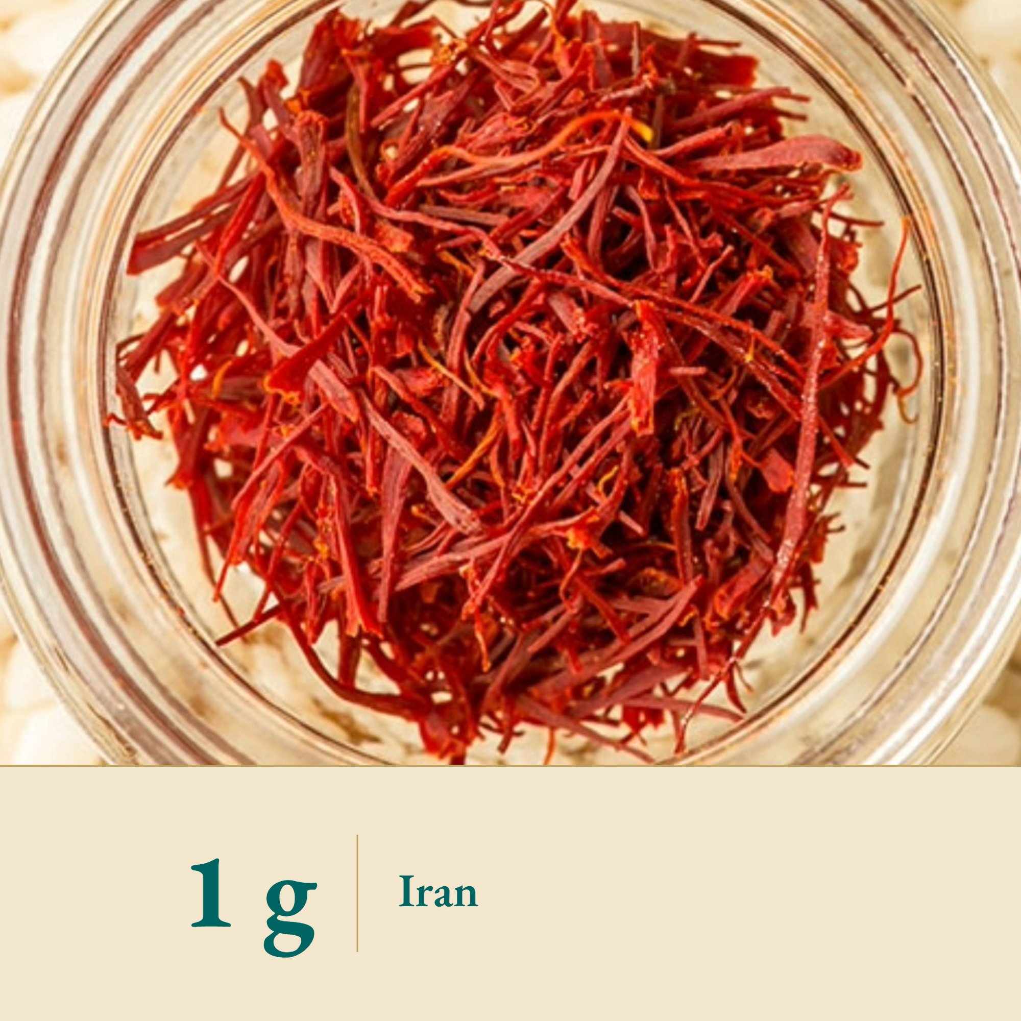 Nahaufnahme Safranfäden Gourmet Coupè 1 A aus Iran – Kräuterparadies seit 1887
