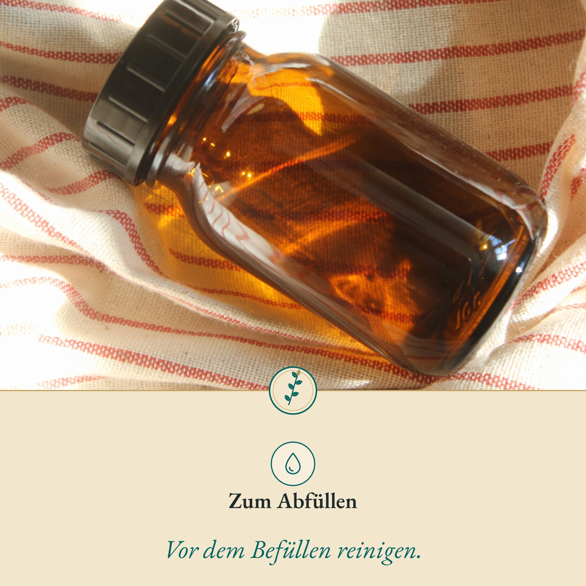 Anwendung Weithalsglas braun 100ml DN 40: zum Abfüllen