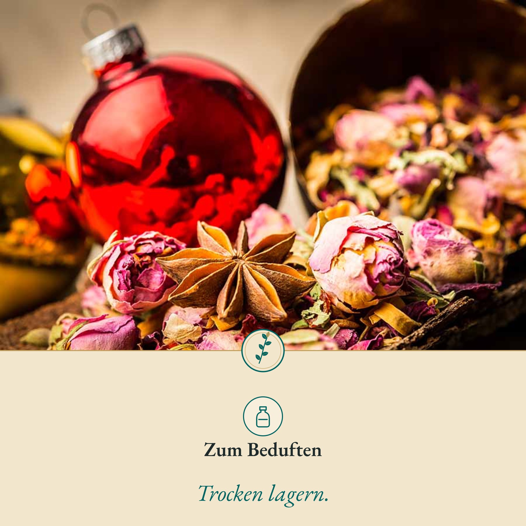 Anwendung Weihnachtspotpourri: zum Beduften