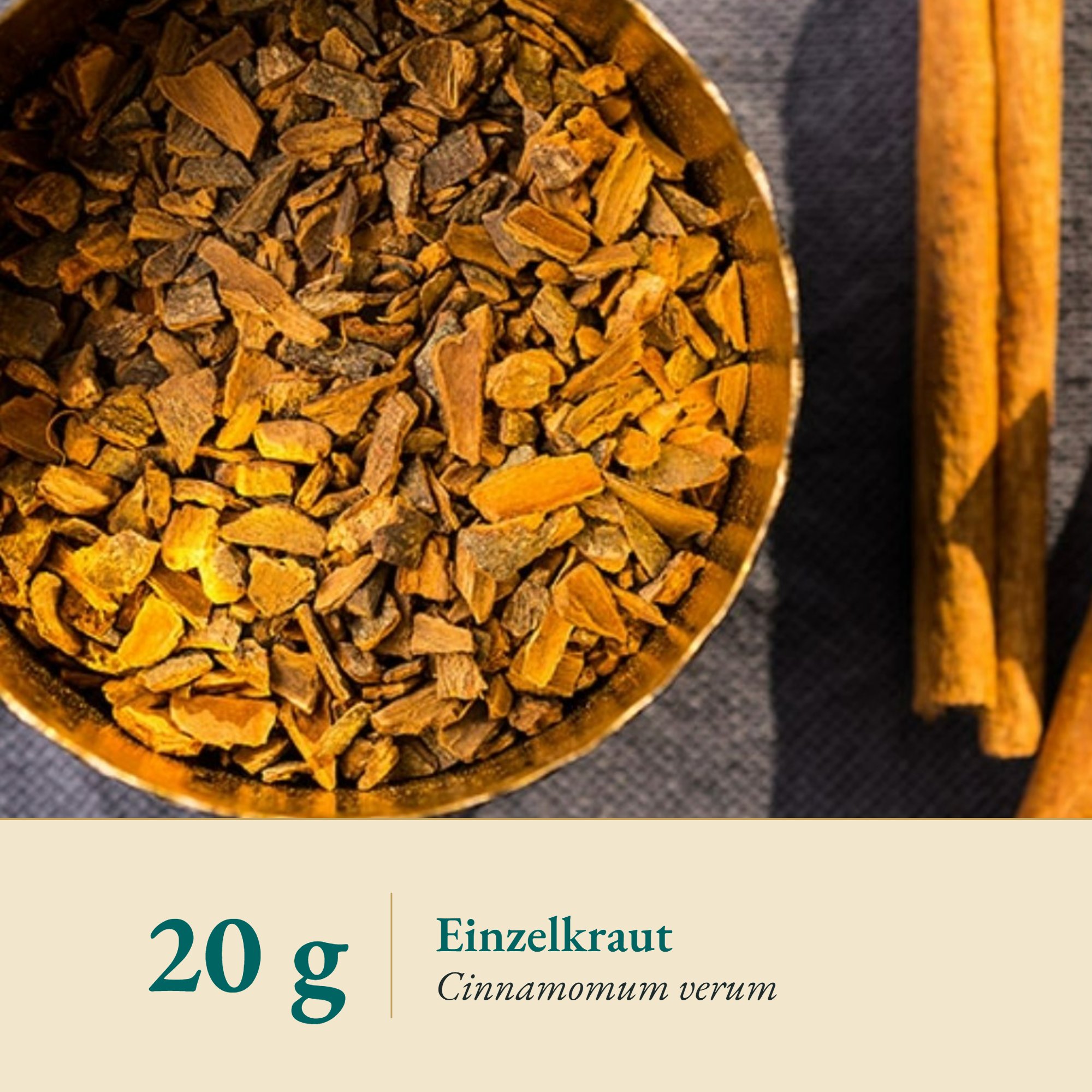 Nahaufnahme Zimtbruch 4-7 mm – Kräuterparadies seit 1887