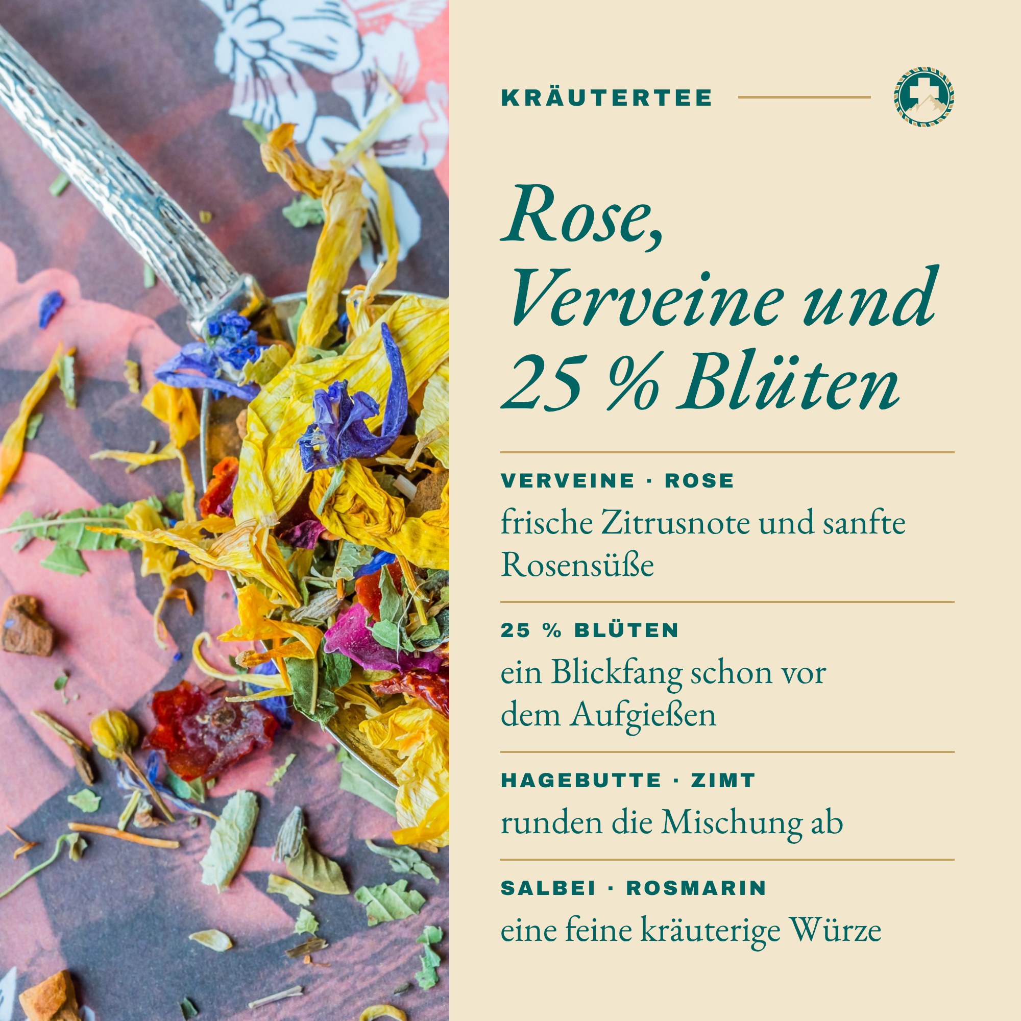 Blütenzauber: Rose, Verveine und 25 % Blüten