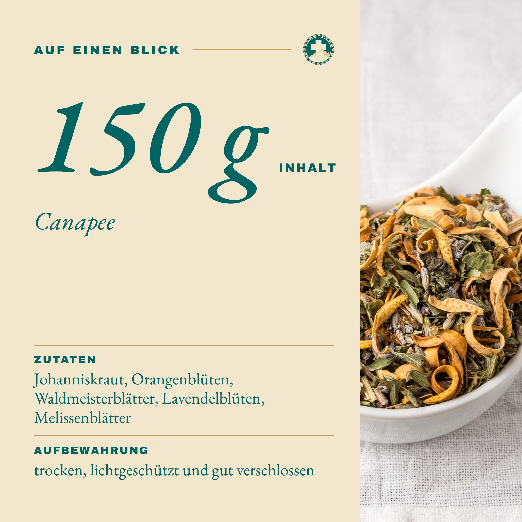 Canapee 150 g auf einen Blick: Inhalt und Zutaten