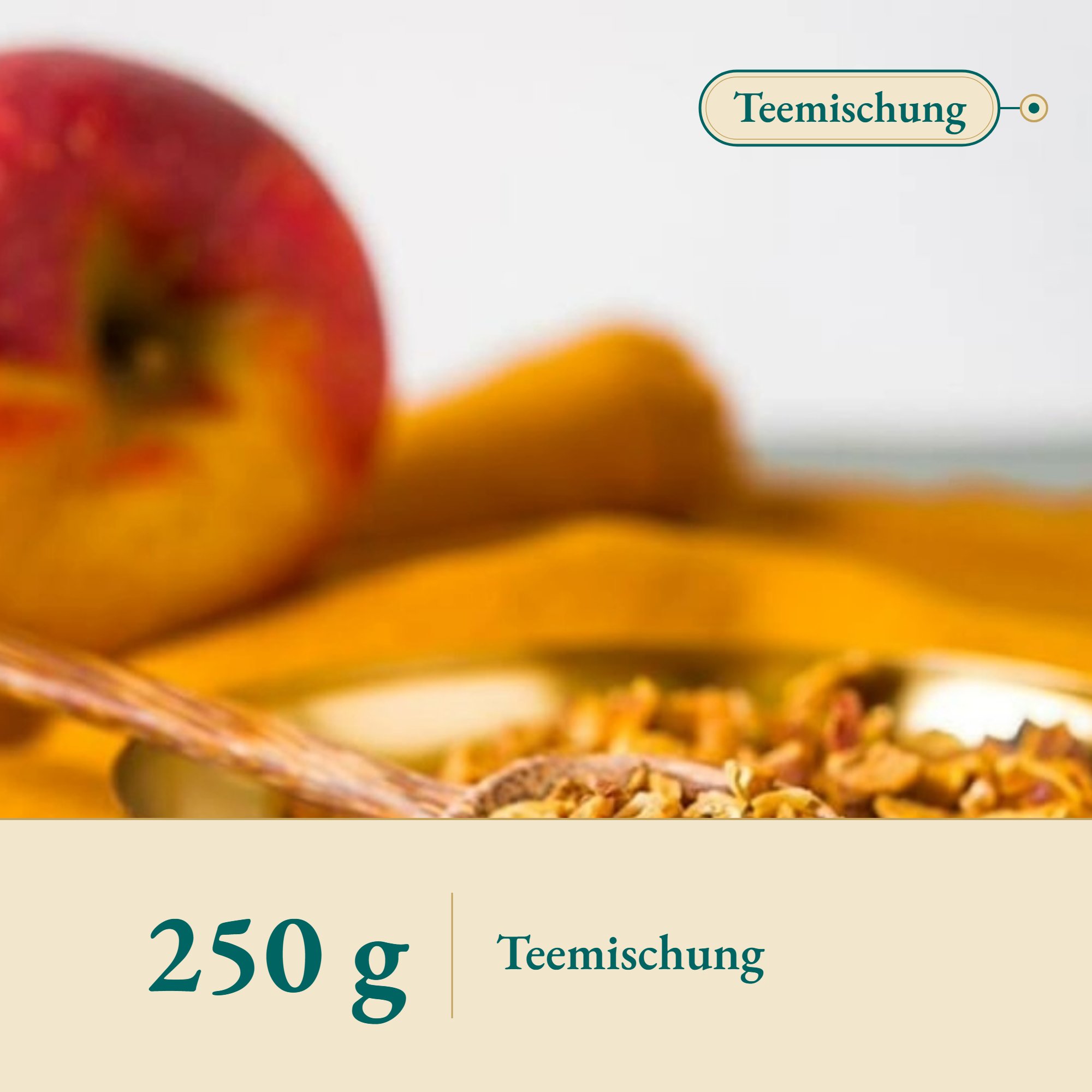 Nahaufnahme Apfel Tee – Kräuterparadies seit 1887
