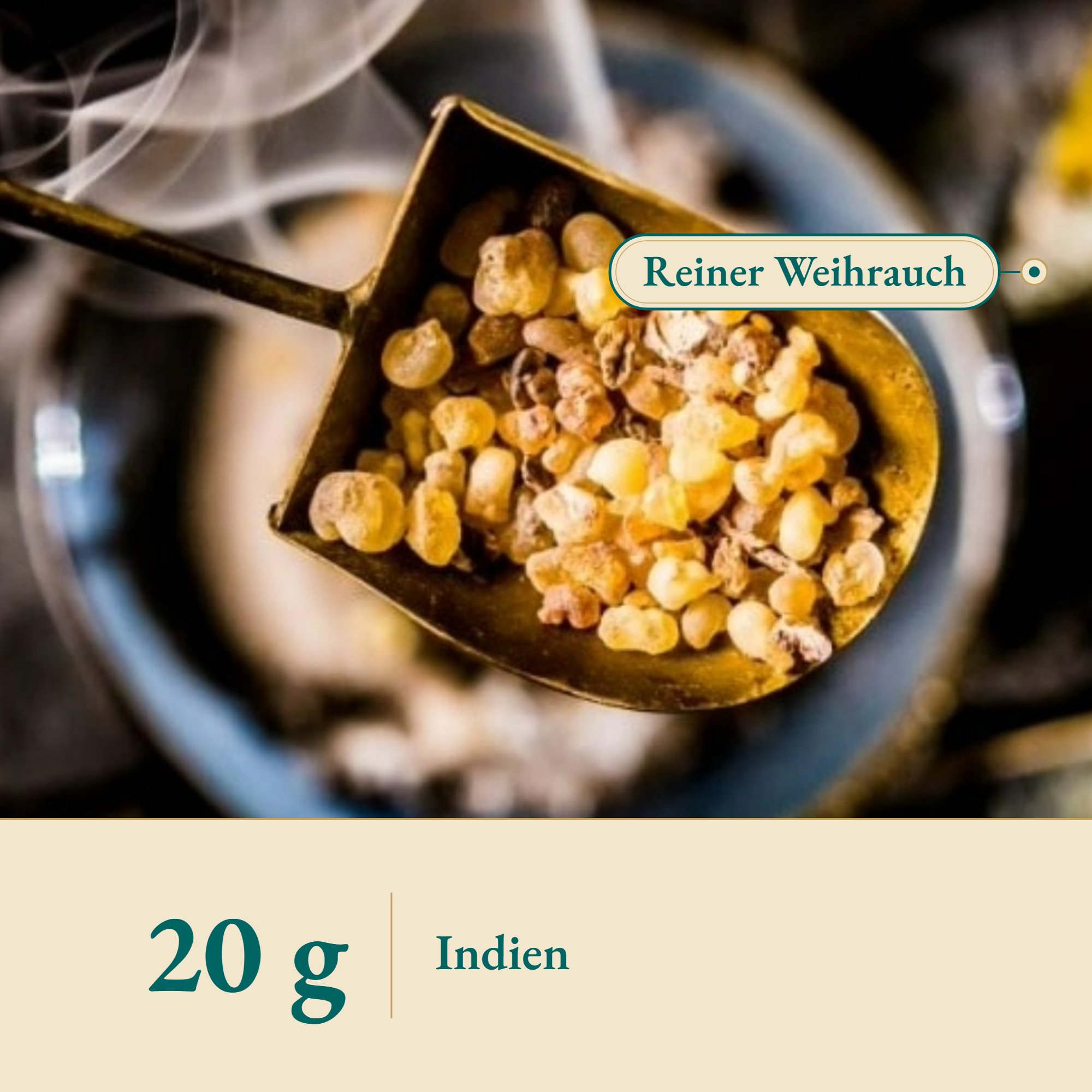 Nahaufnahme Weihrauch/Olibanum aus Indien – Kräuterparadies seit 1887
