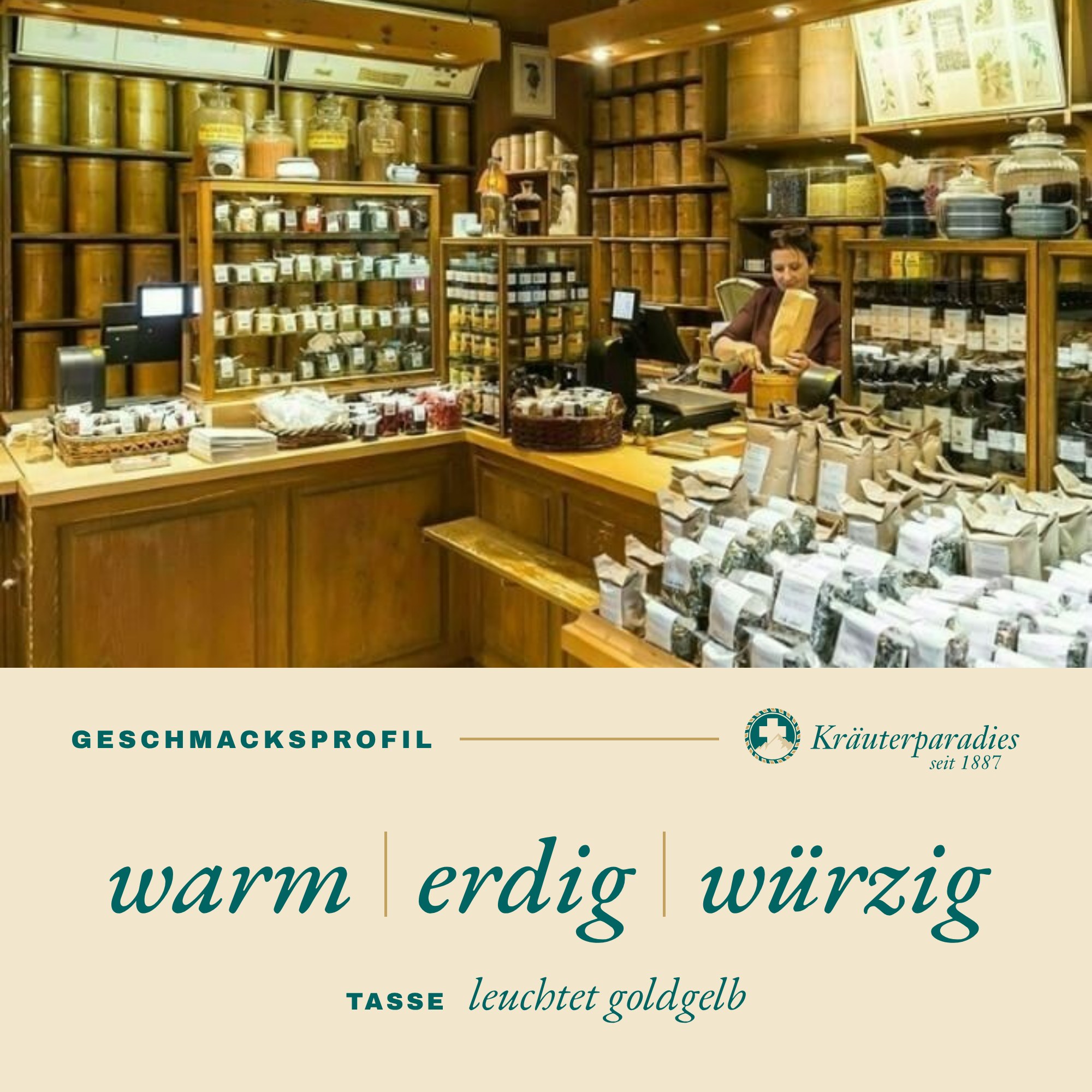 Curcumi Geschmacksprofil: warm, erdig, würzig