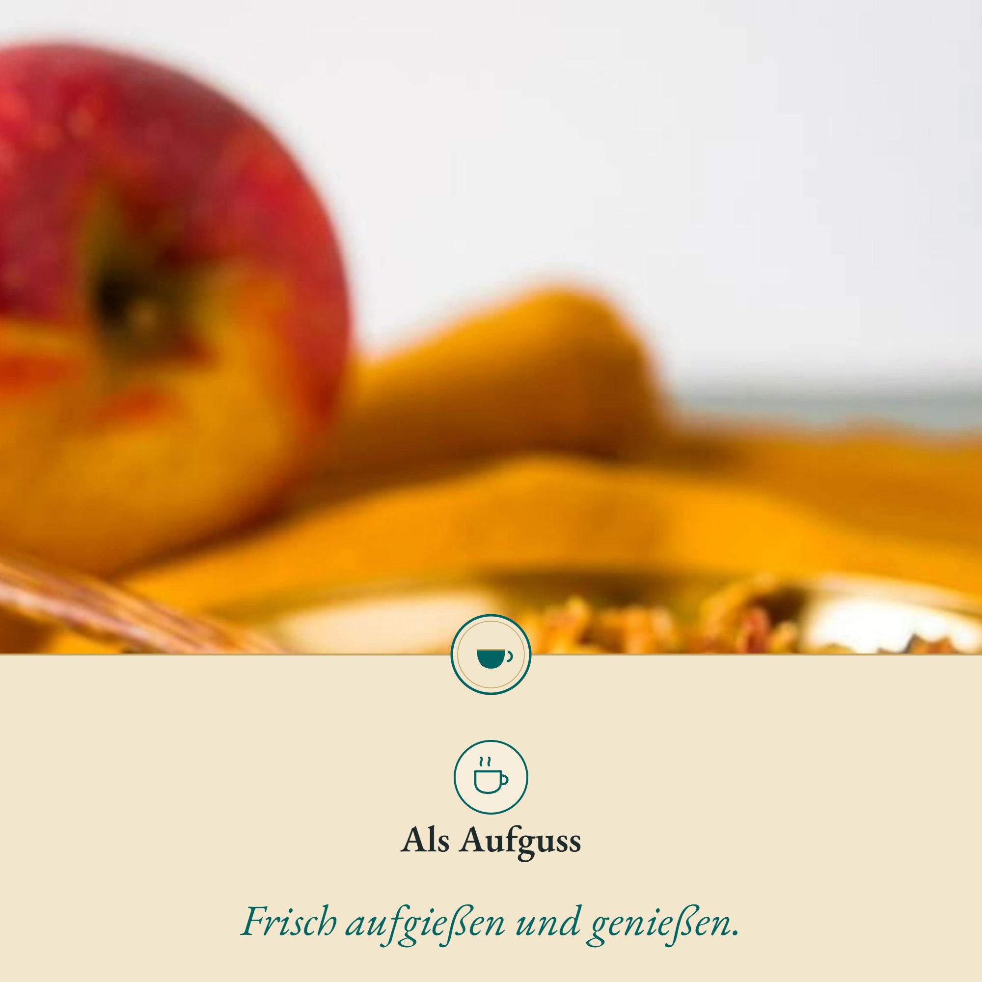 Zubereitung Apfel Tee: