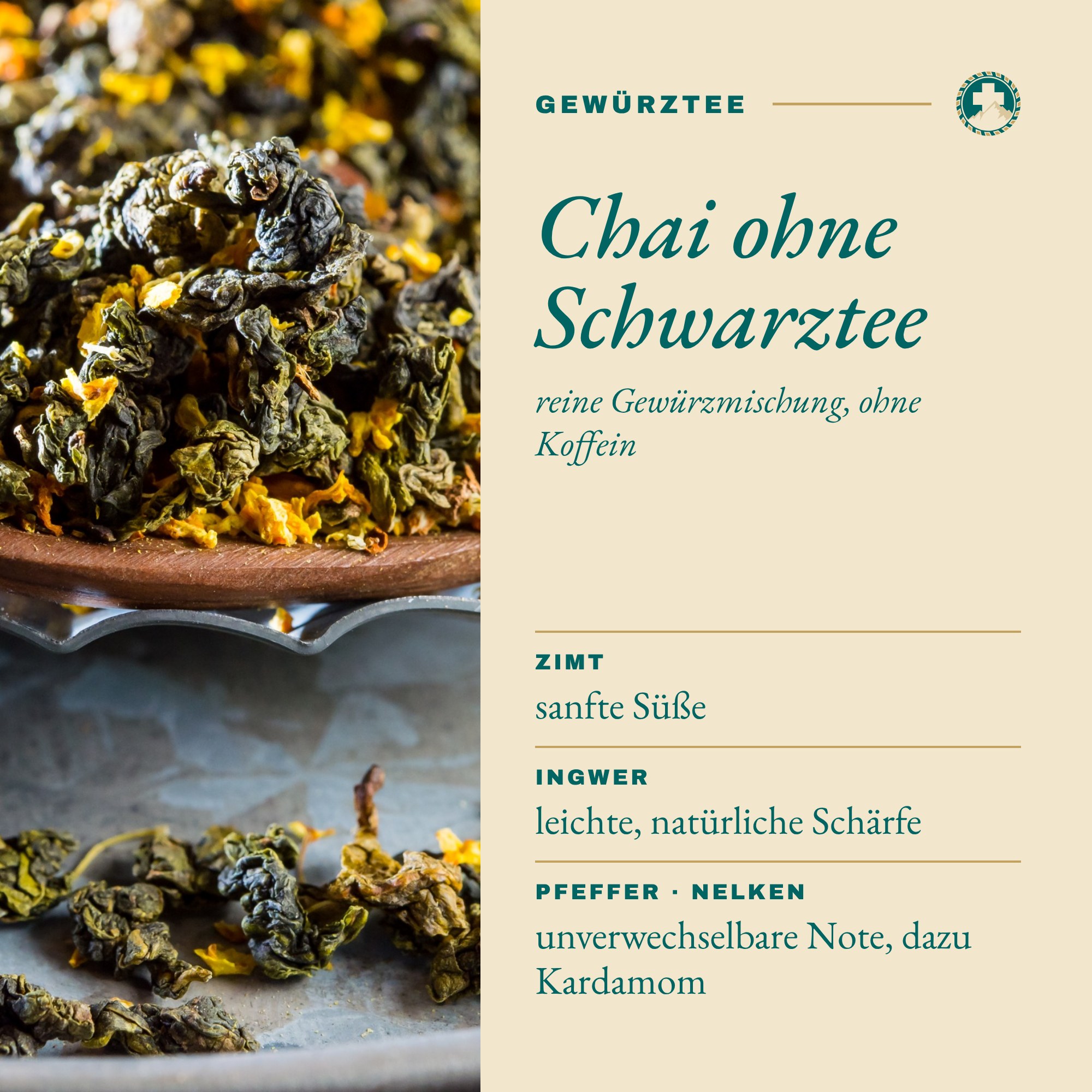 Indischer Gewürztee: Chai ohne Schwarztee