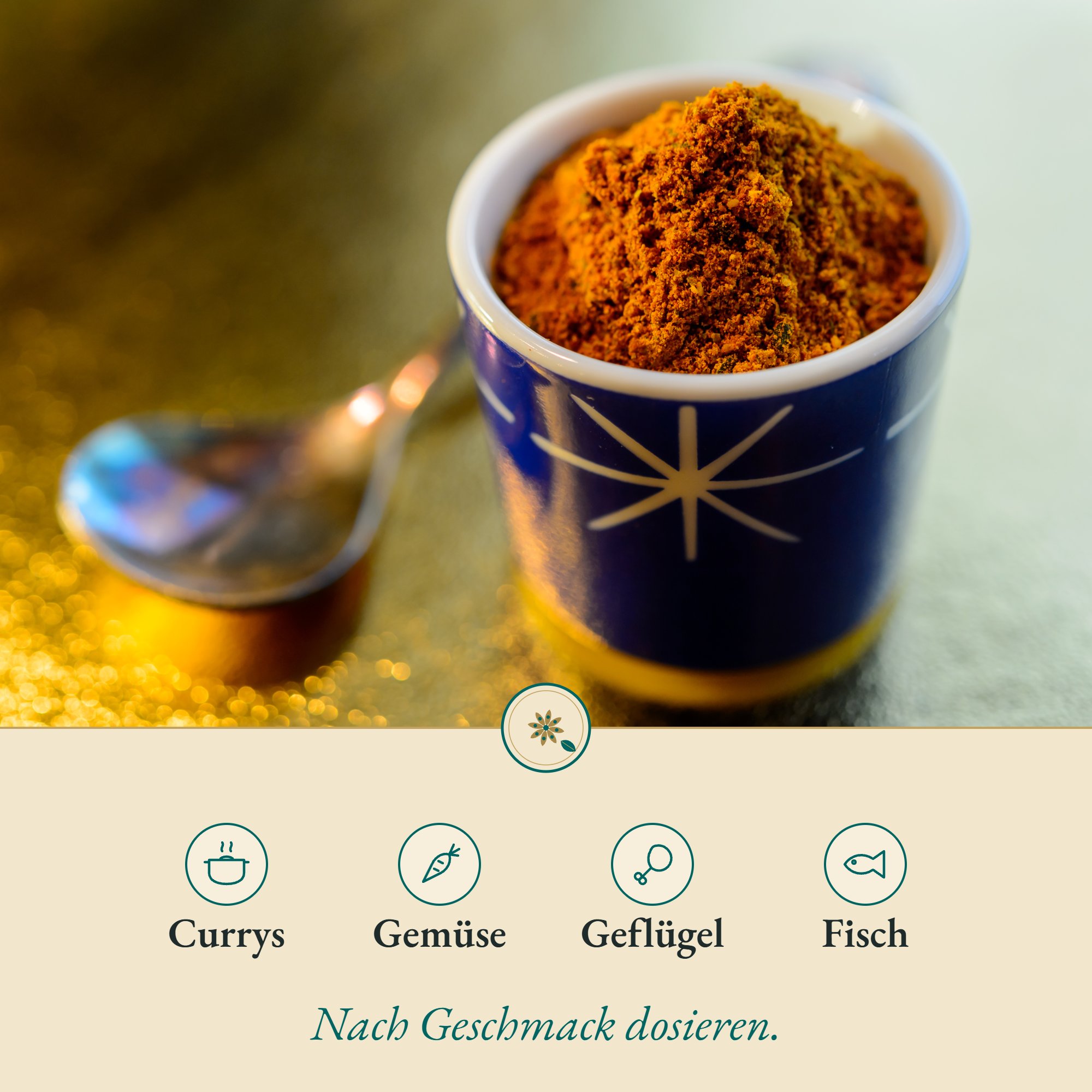Garam Masala passt zu Currys, Gemüse, Geflügel und Fisch